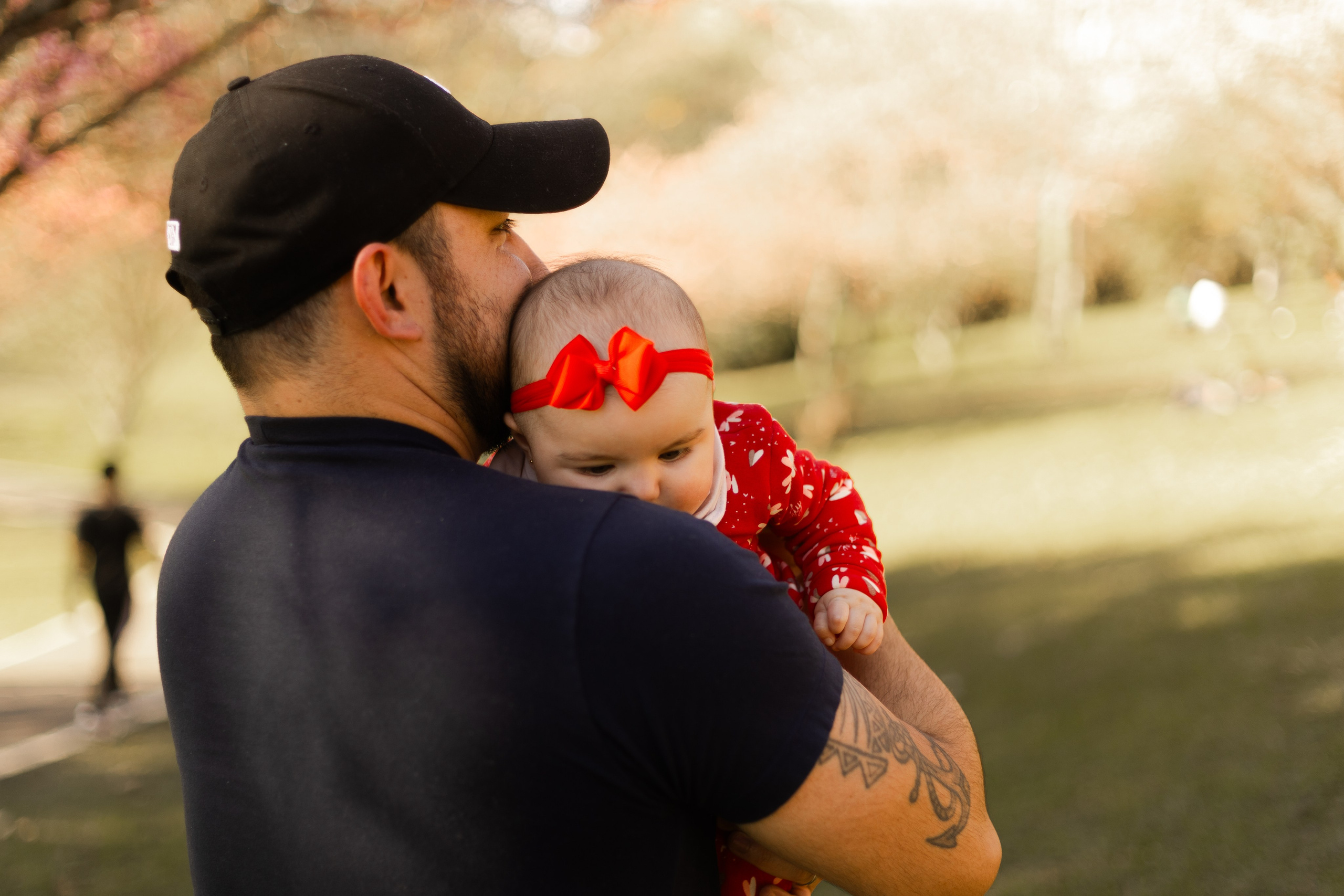 Minha familia nas cerejeiras
