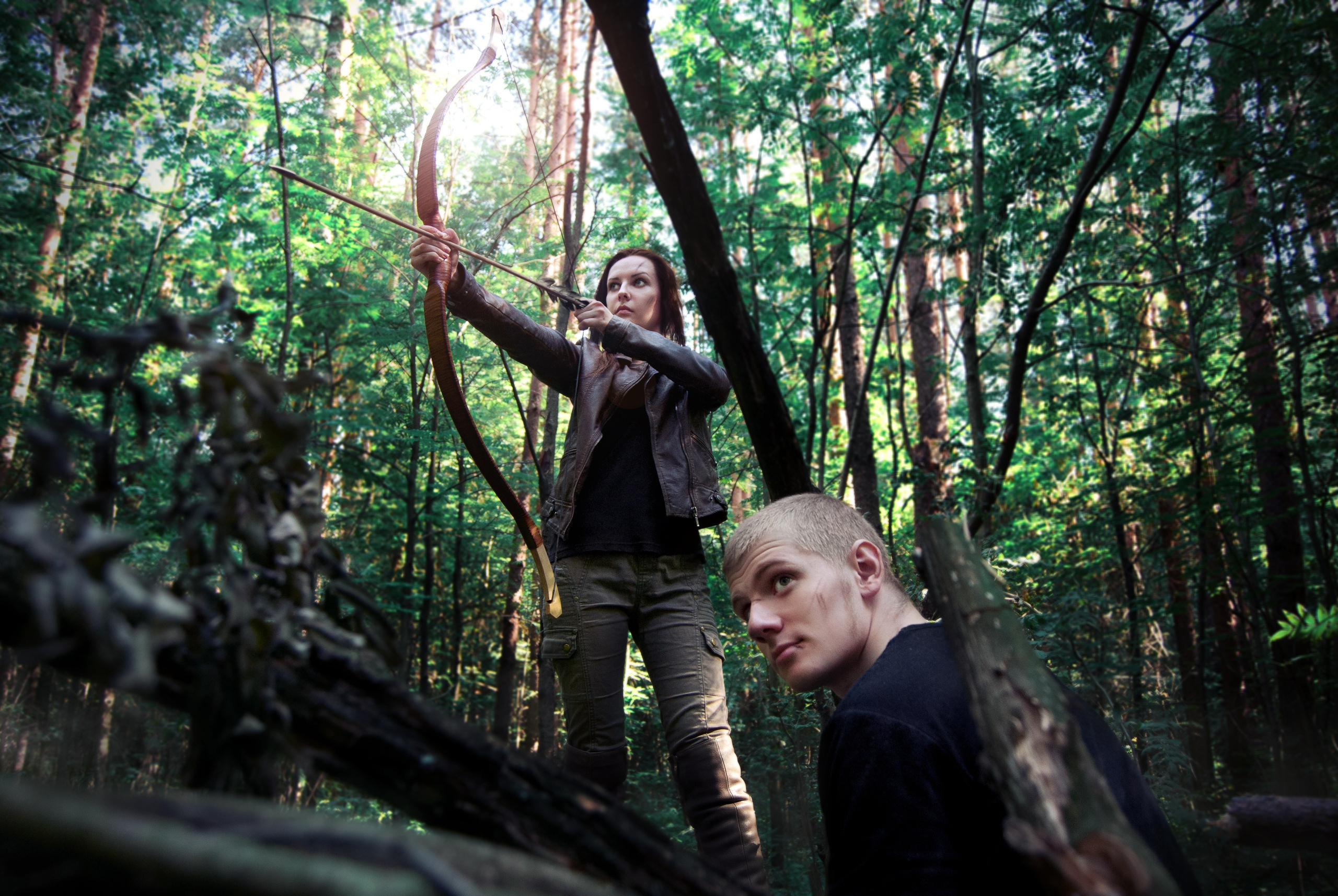 Fantasy cosplay portrait with dramatic studio lighting. Dark aesthetic cosplay photoshoot in Belgrade. Creative fantasy character photography in Serbia