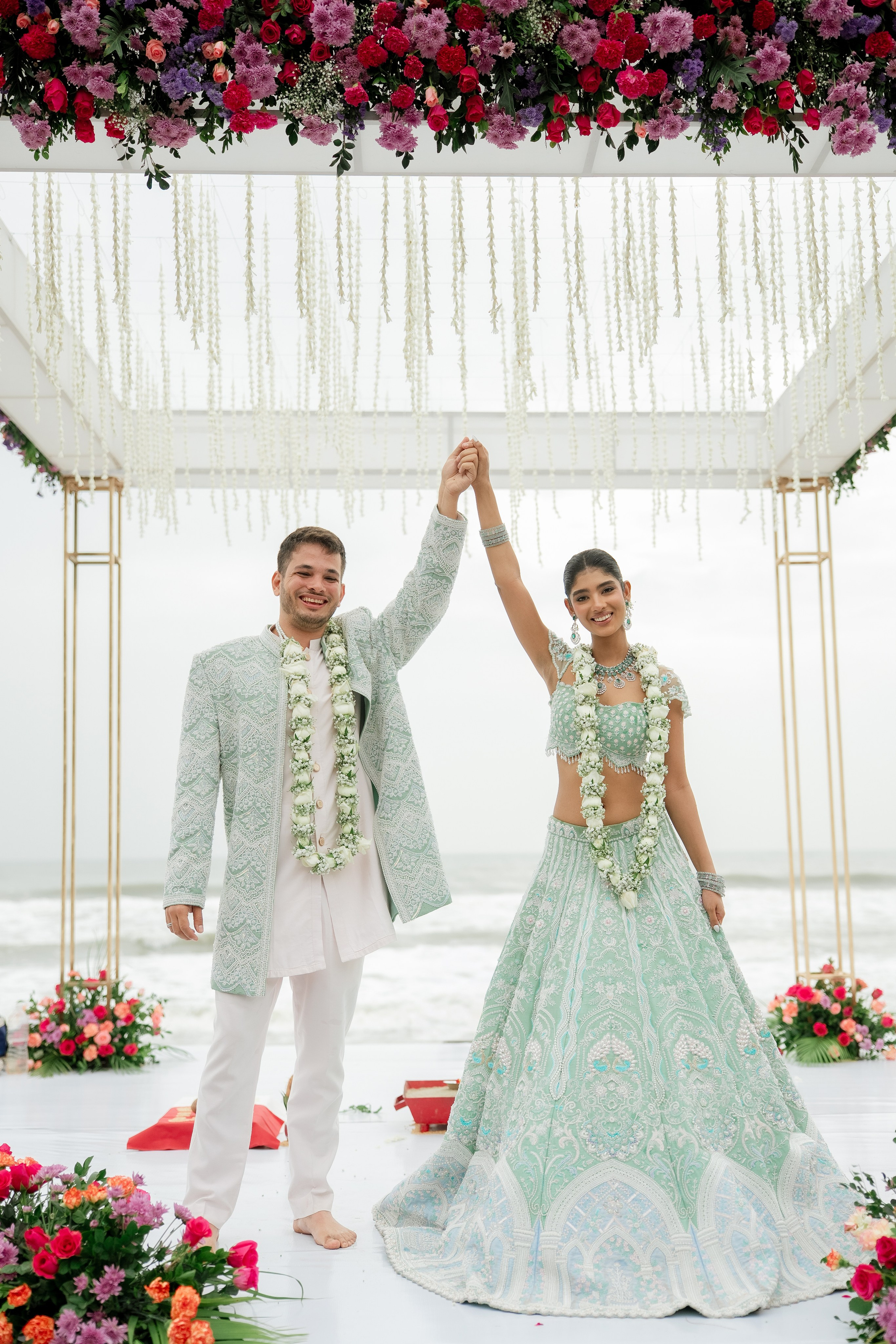 Beach Shaadi! Ft. Aishwarya & Milan. Fine art Wedding Photographers in India & Canada