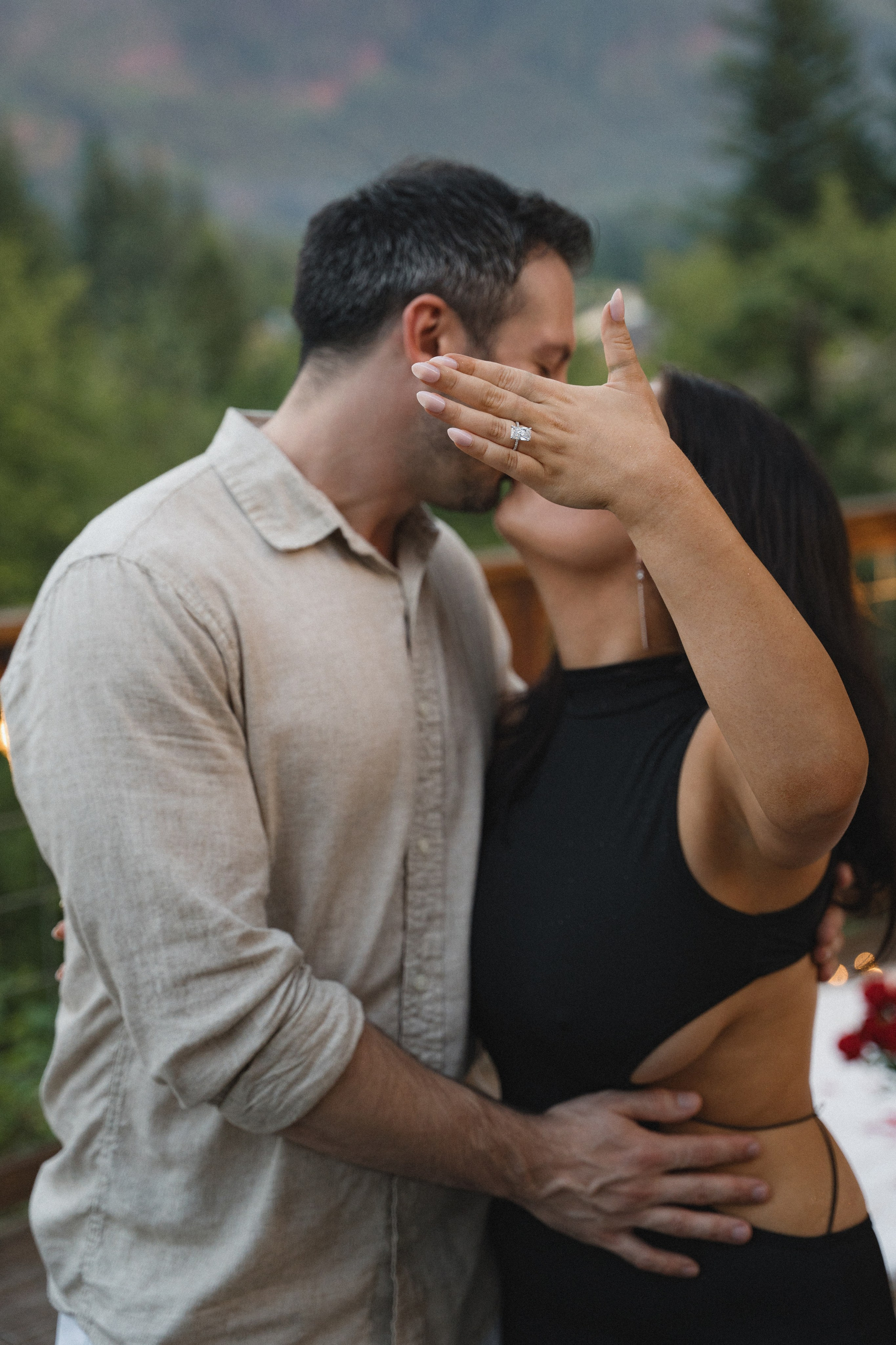 Blaine and Anya proposal. Photographer in Washington Sophia D