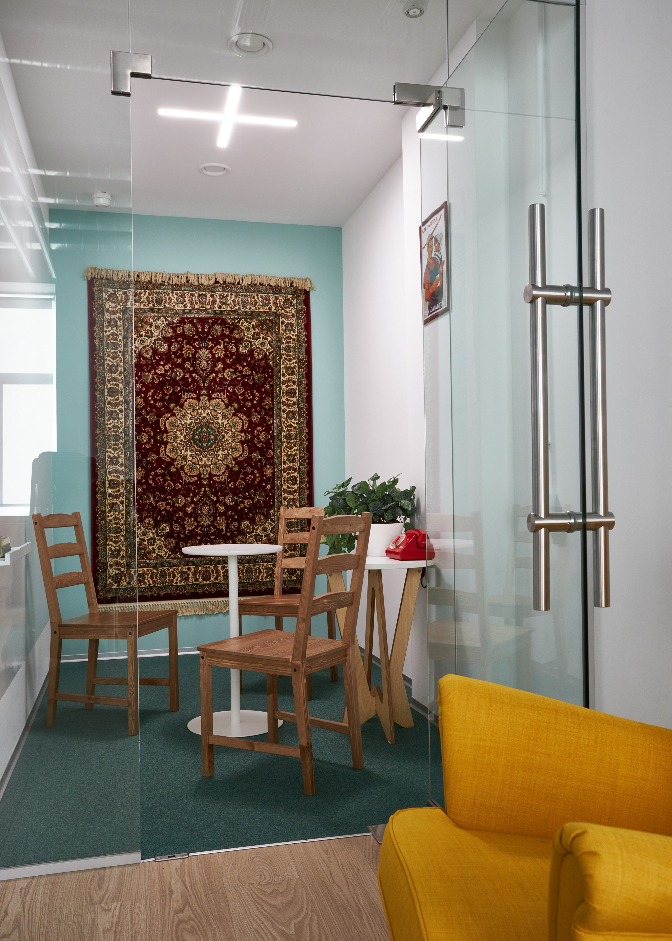 Modern style office meeting room interior - photographer Andrey Dunin