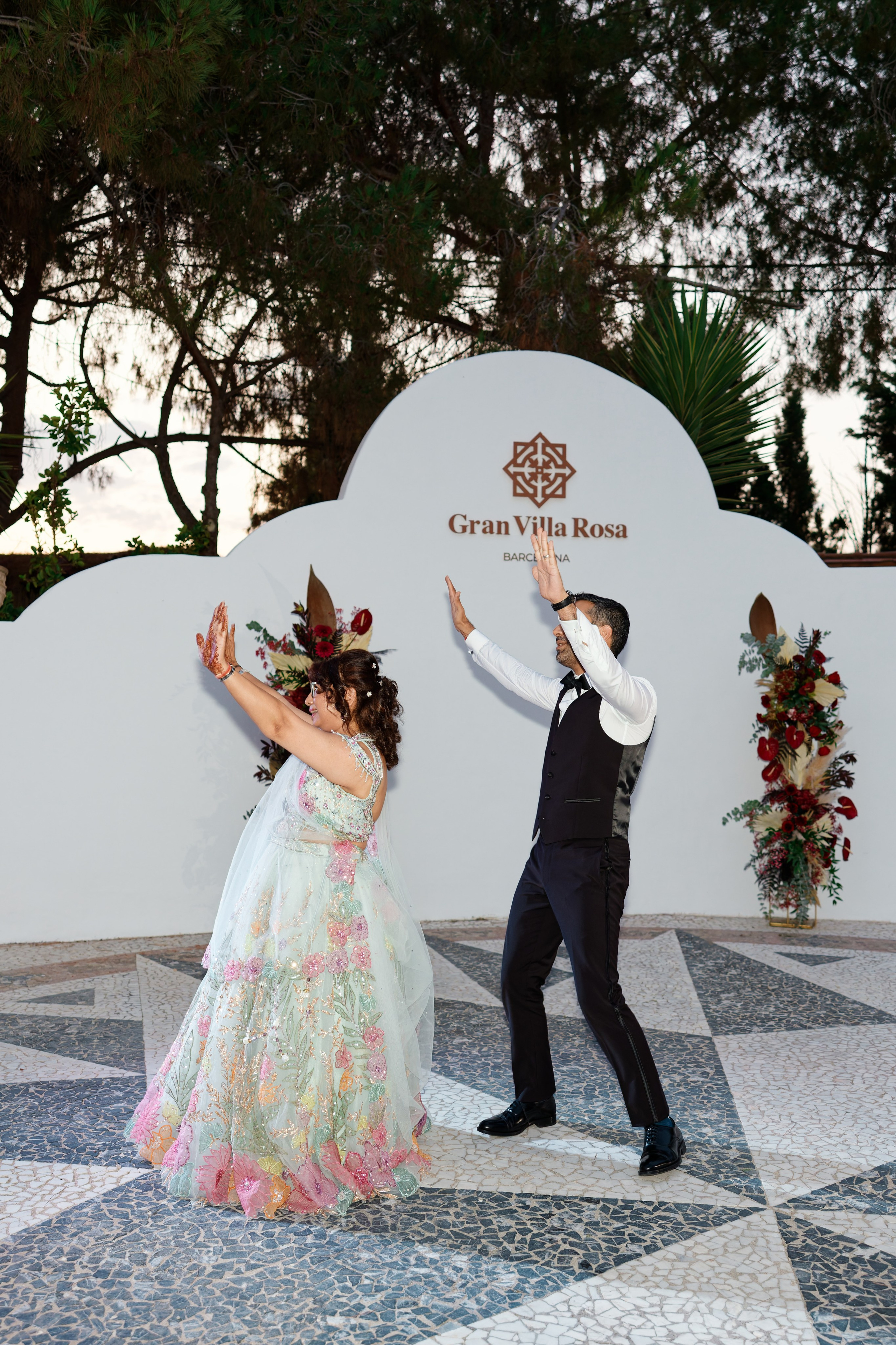 Indian wedding at Gran Villa Rosa, Barcelona