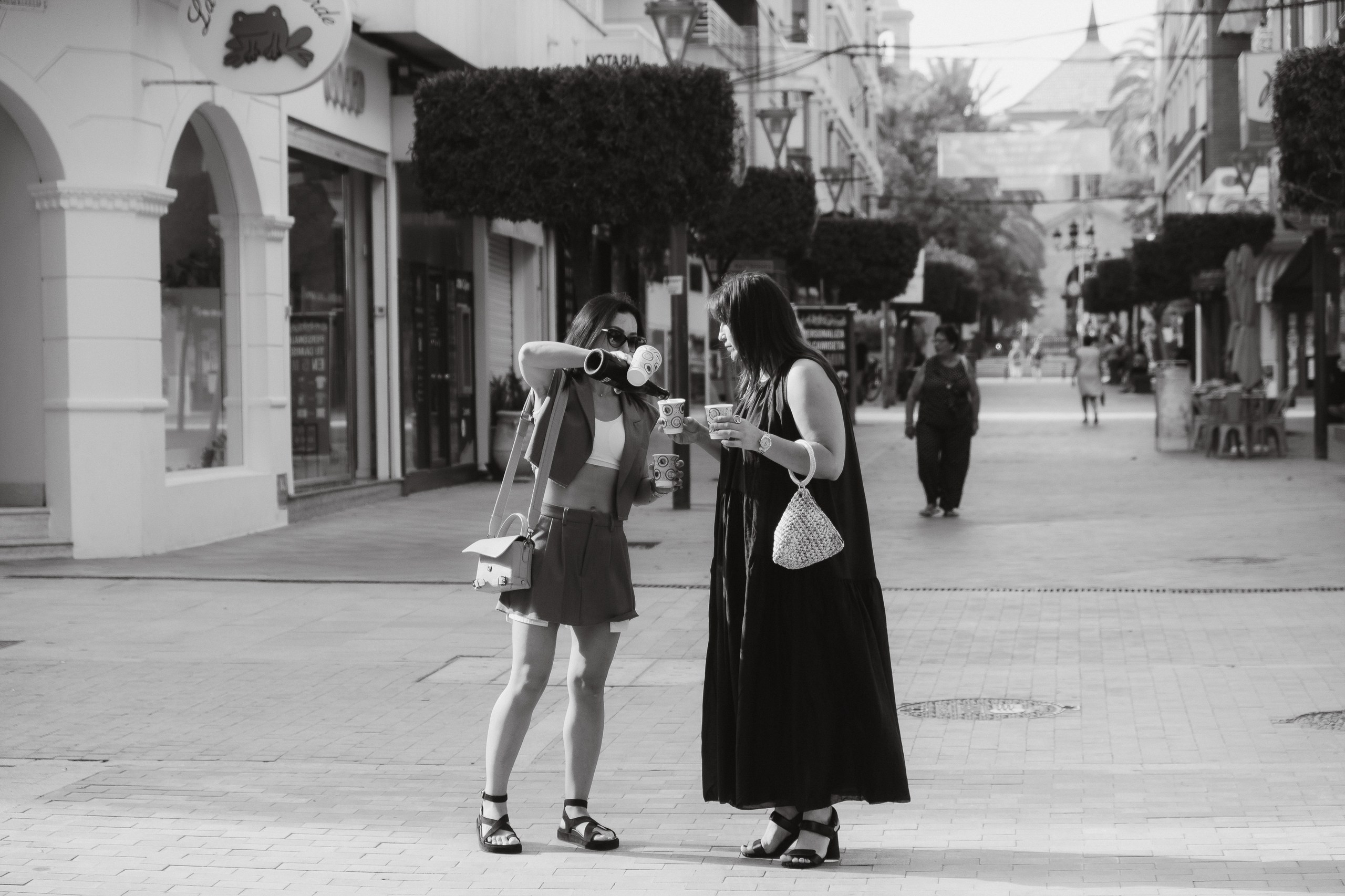 Preparación del backstage de una marca en un desfile de moda en Torrevieja — Fotógrafo de backstage Andrey Lukovnikov
