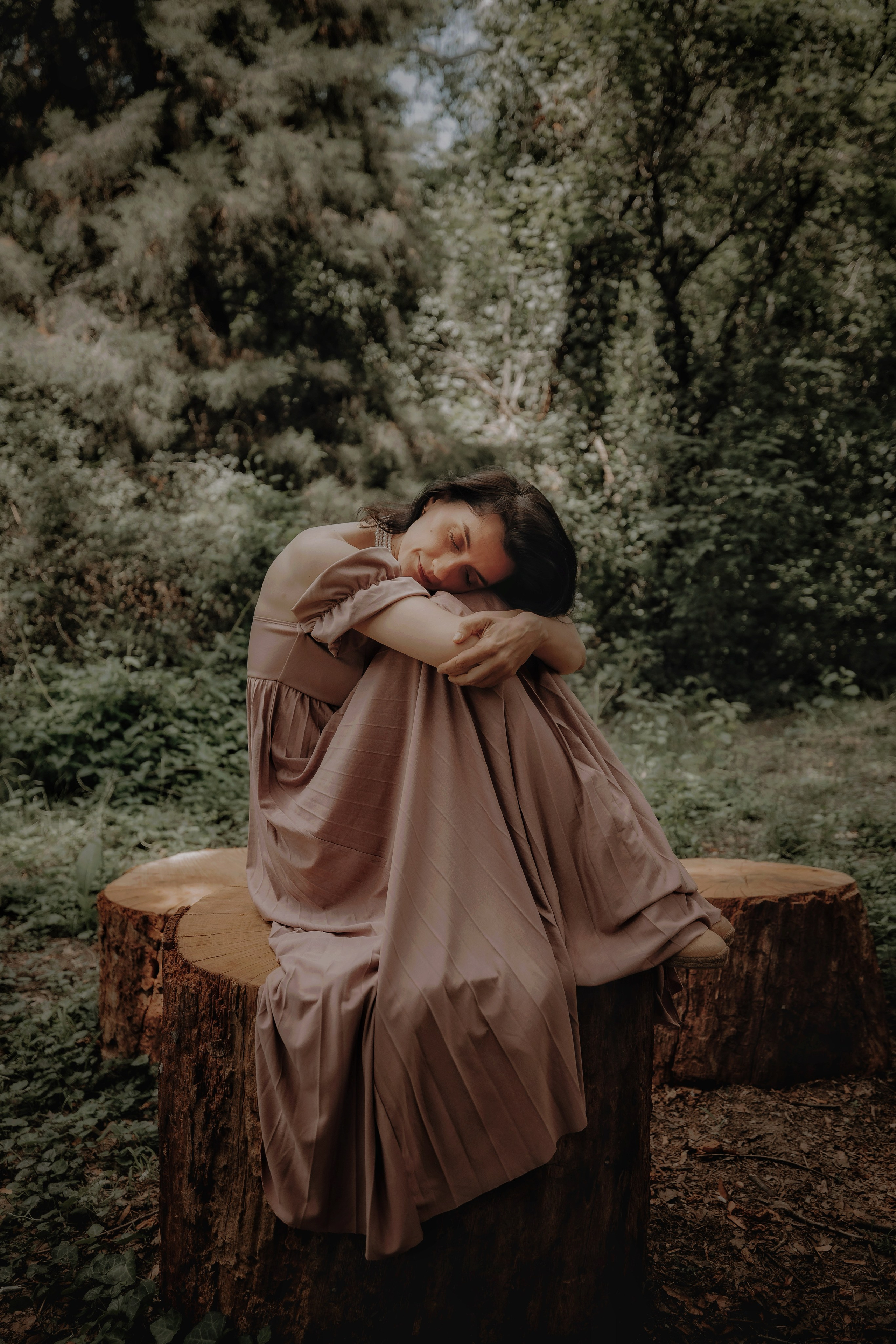 Anda și mometele ei de liniște în natura. Emotions Photo Art