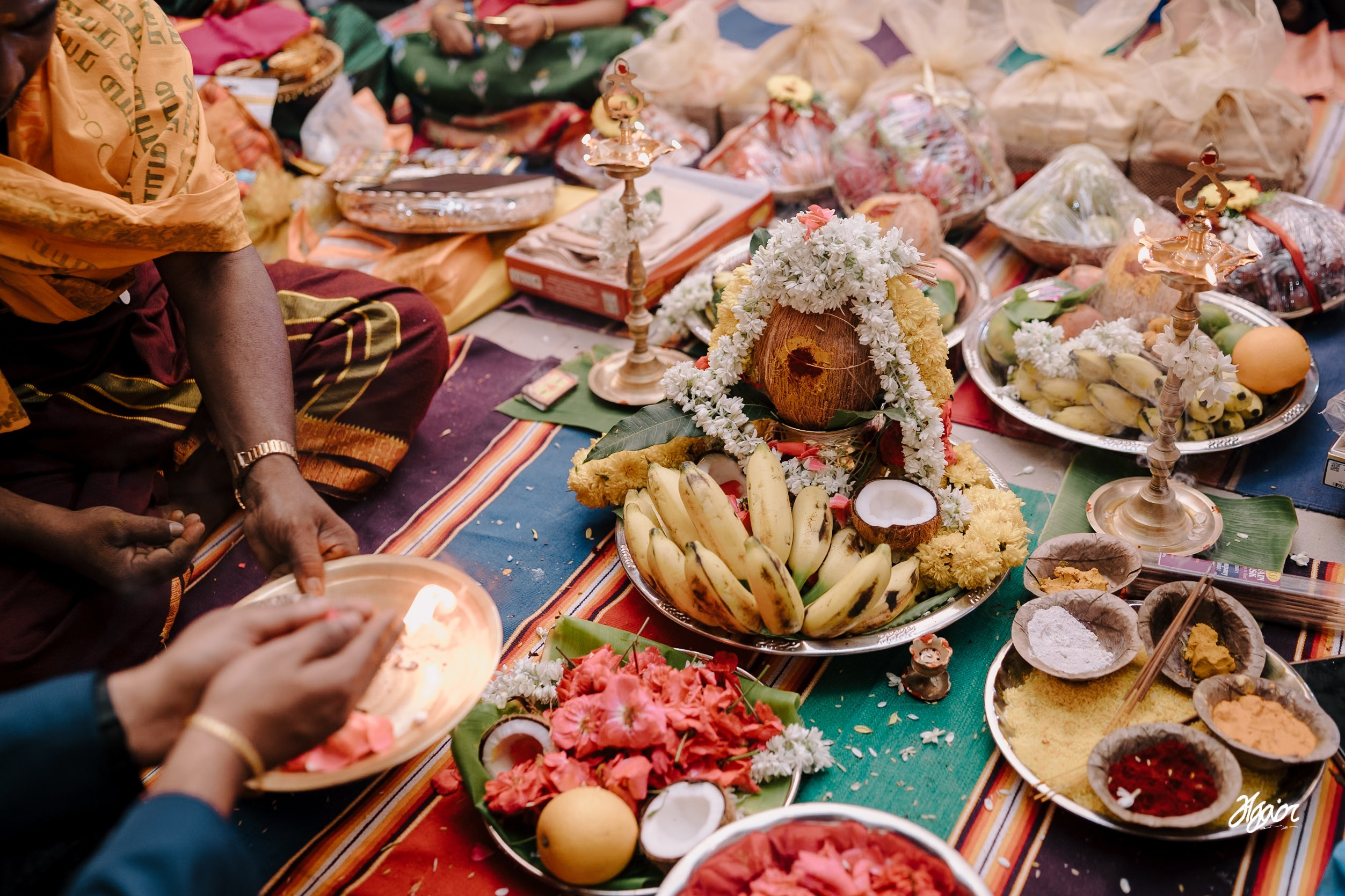 Wedding documentary photography in Pondicherry. Agam Vizha