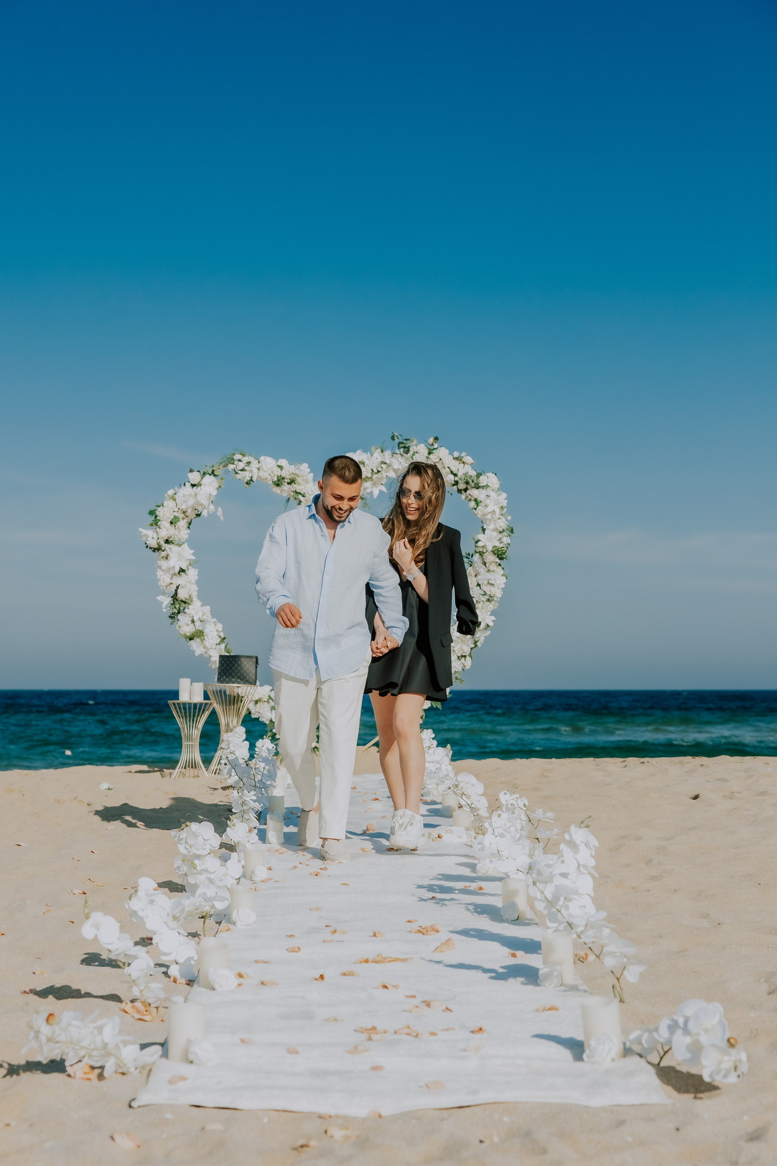 Годеж на плажа. Фотограф Ирина Йотова