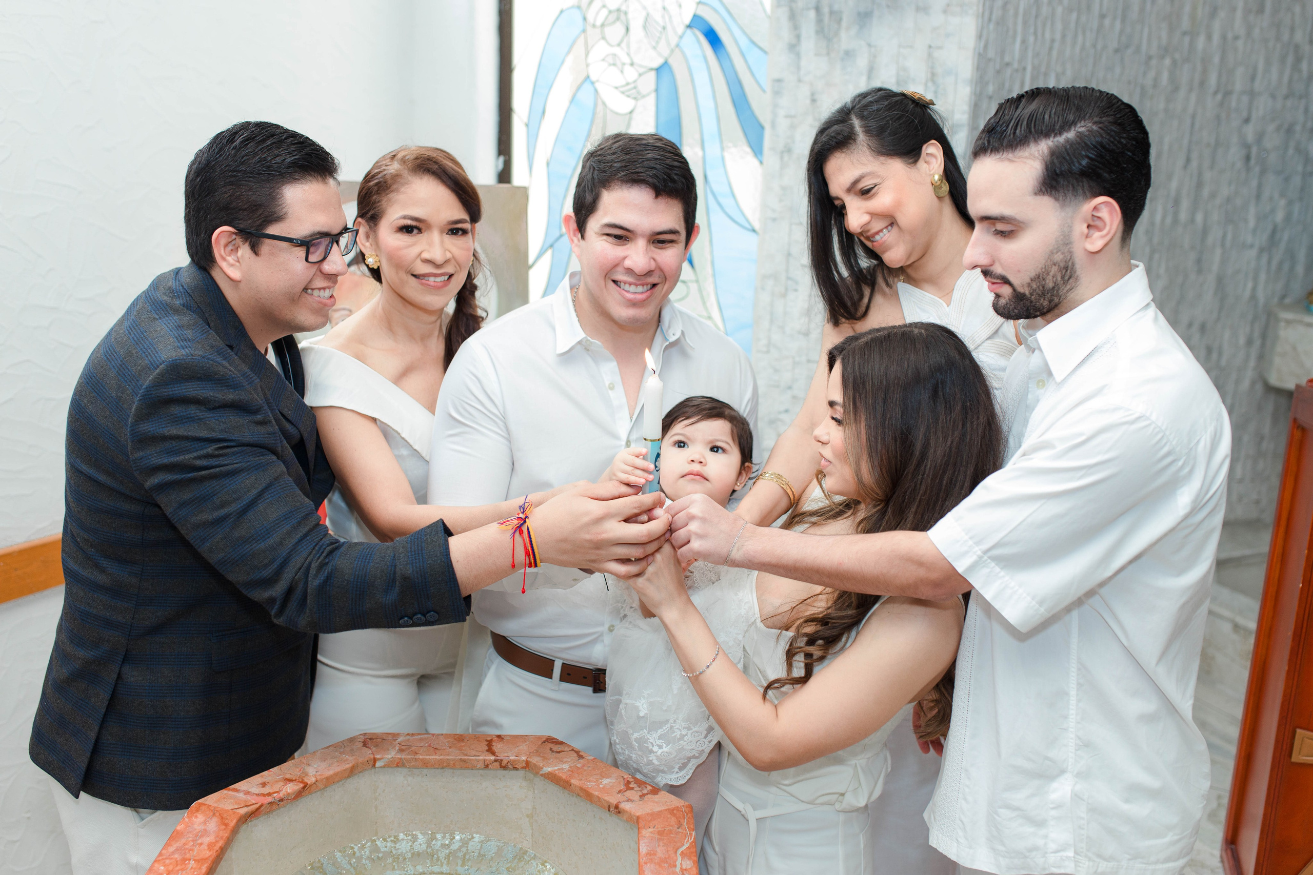 Aleia´s Baptism. Rose Miranda - Fotógrafa de niños y familias en Barranquilla