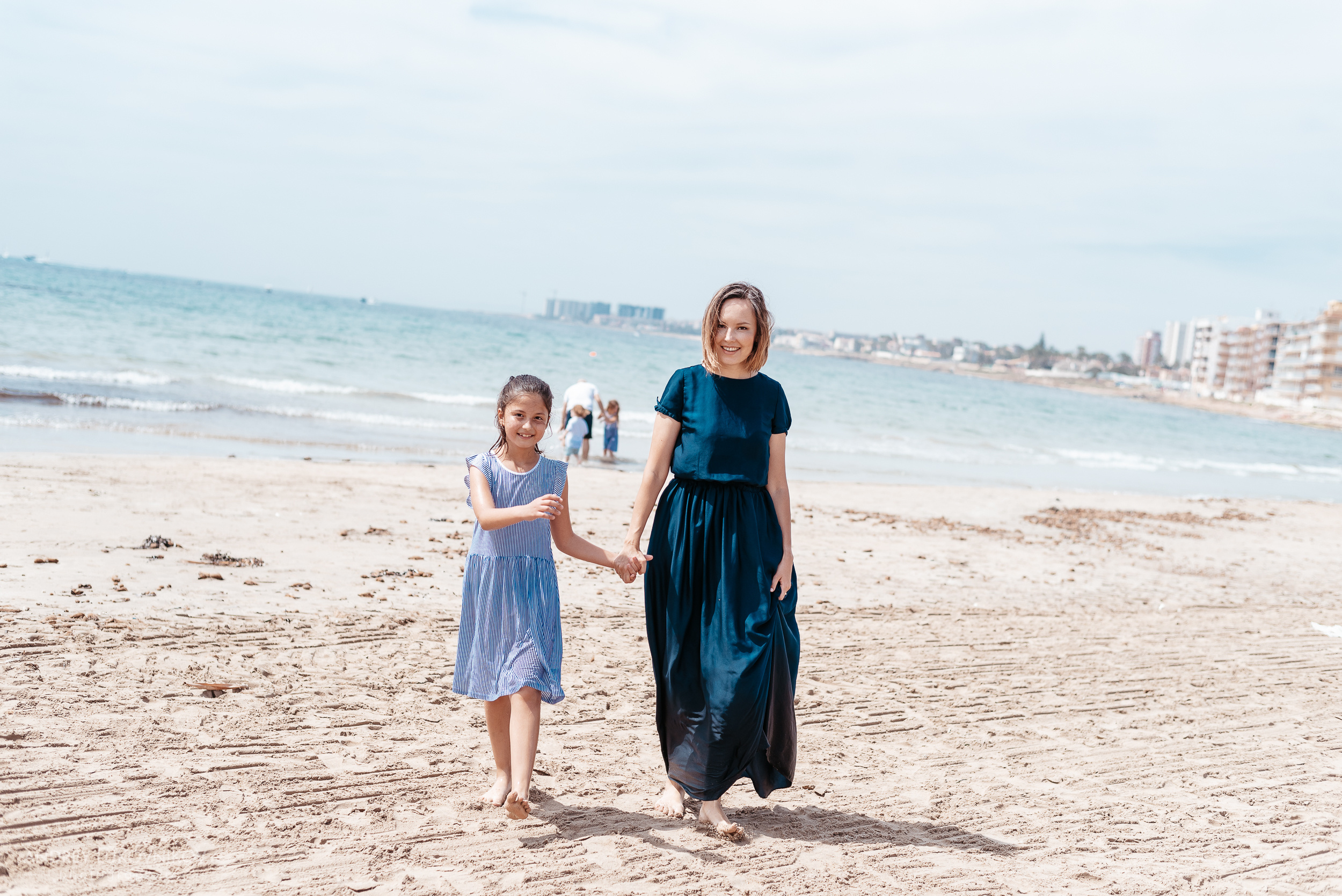 Семейная фотопрогулка на пляже