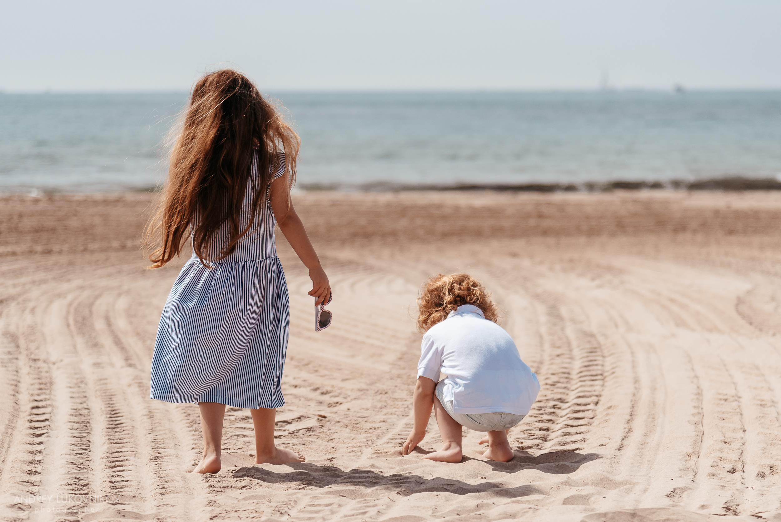 Семейная фотопрогулка на пляже