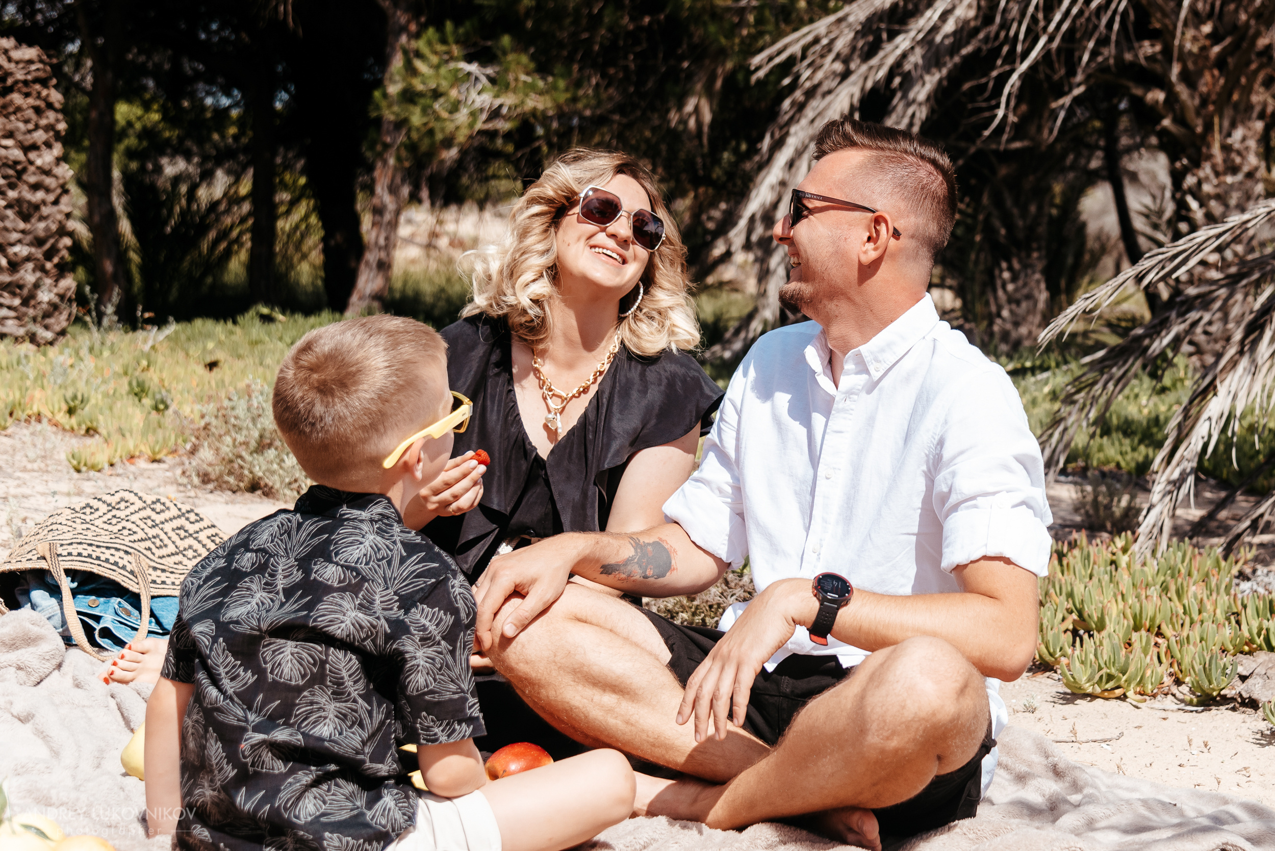 Семейный пикник в Испании