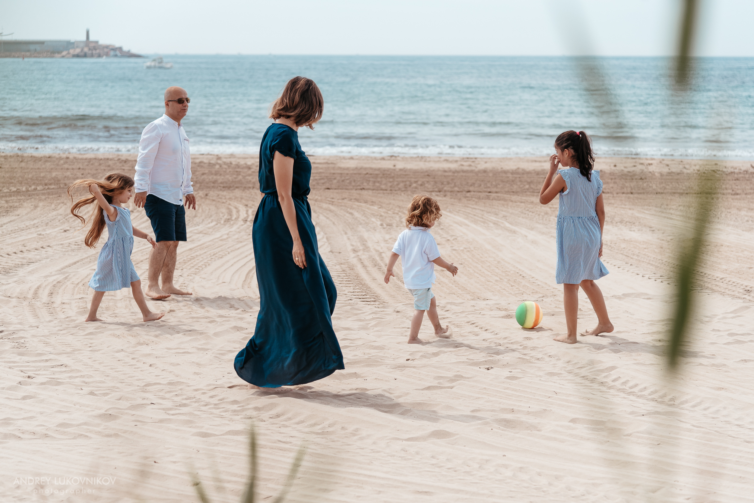 Семейная фотопрогулка на пляже