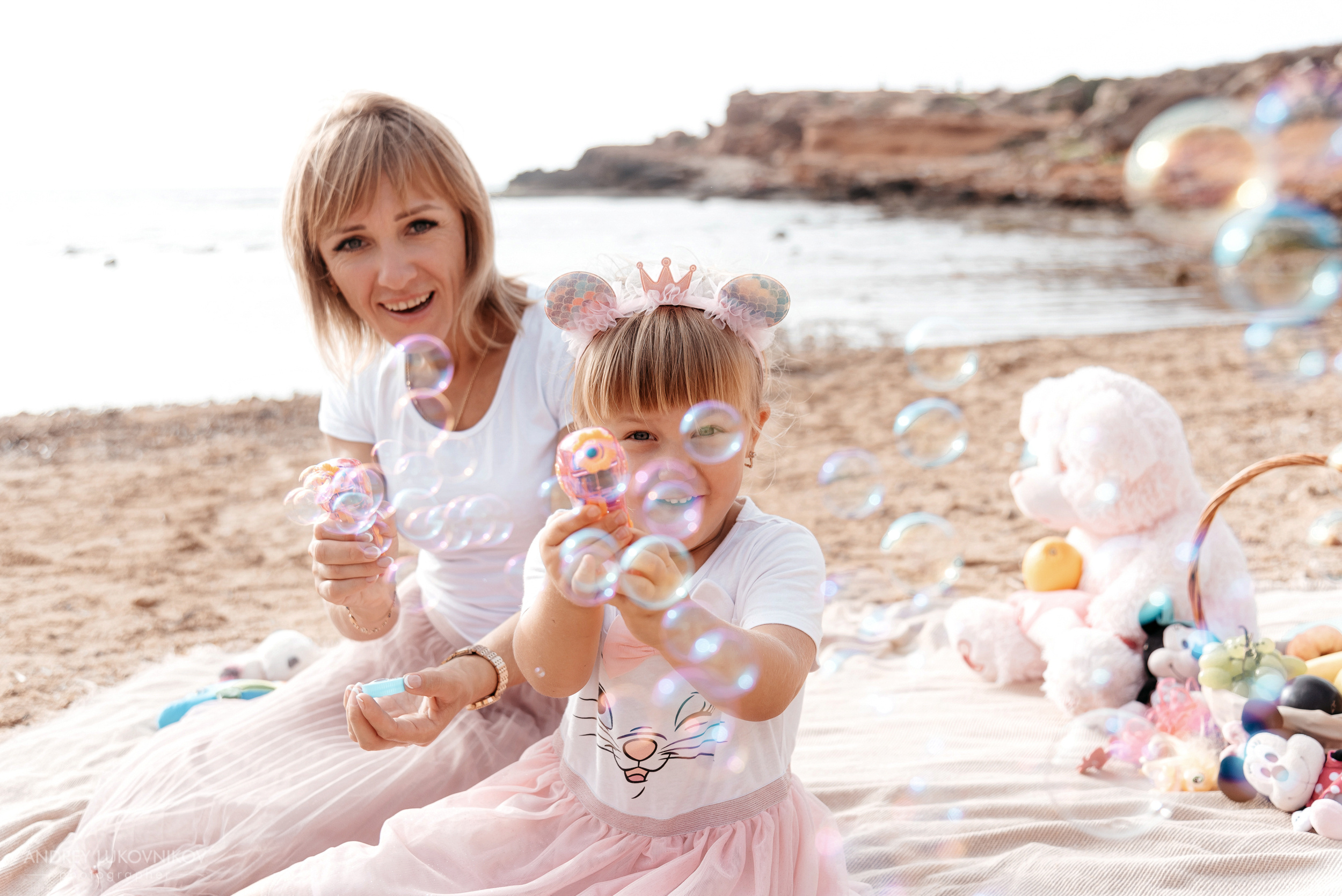 Семейная фотосессия на пляже