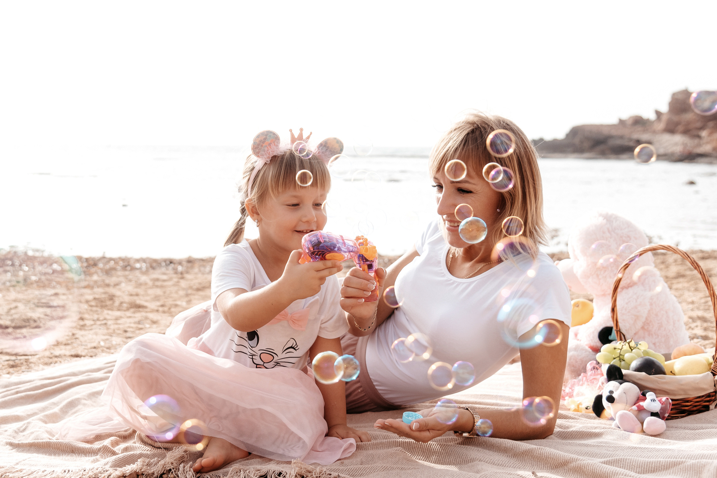 Семейная фотосессия на пляже