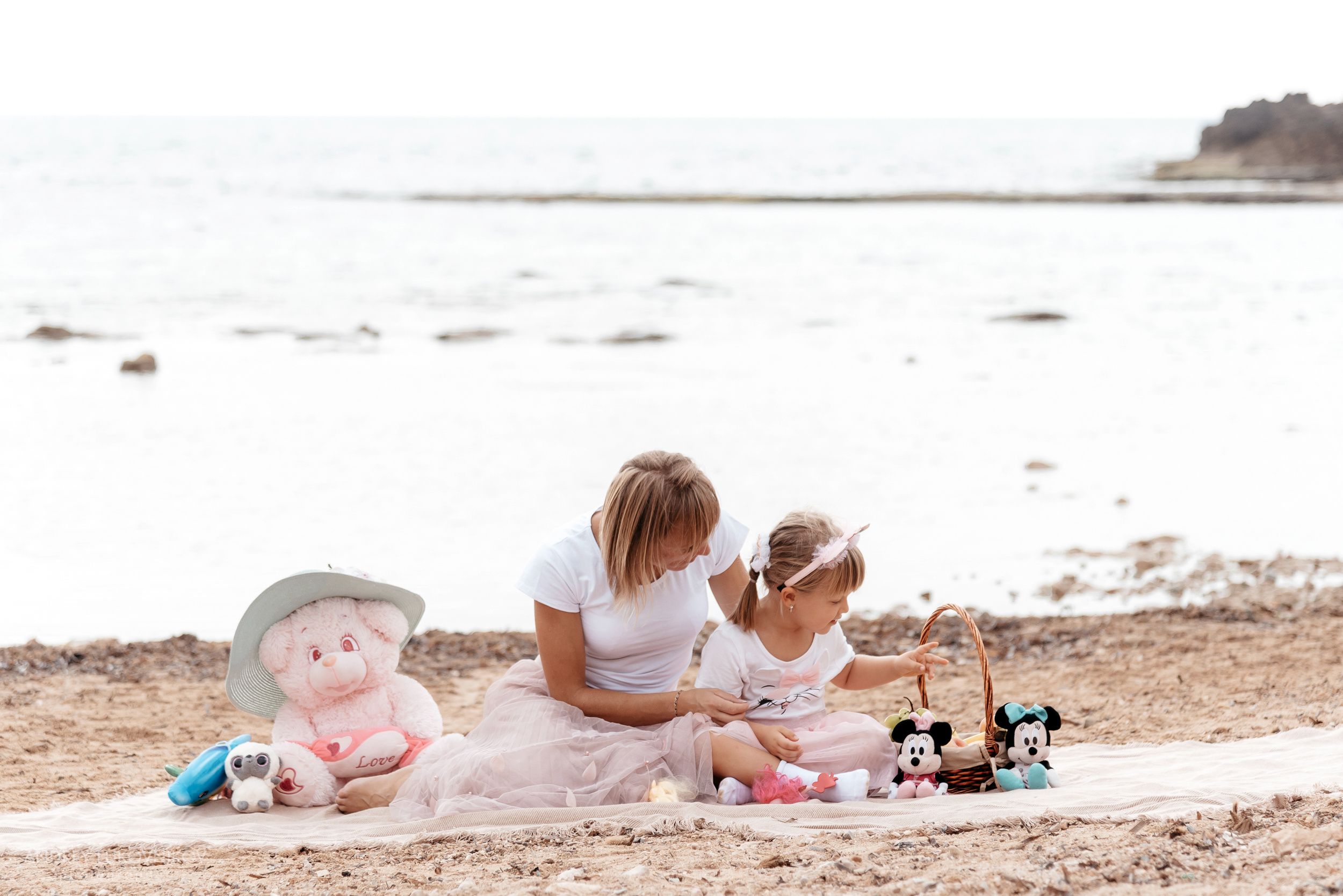 Семейная фотосессия на пляже