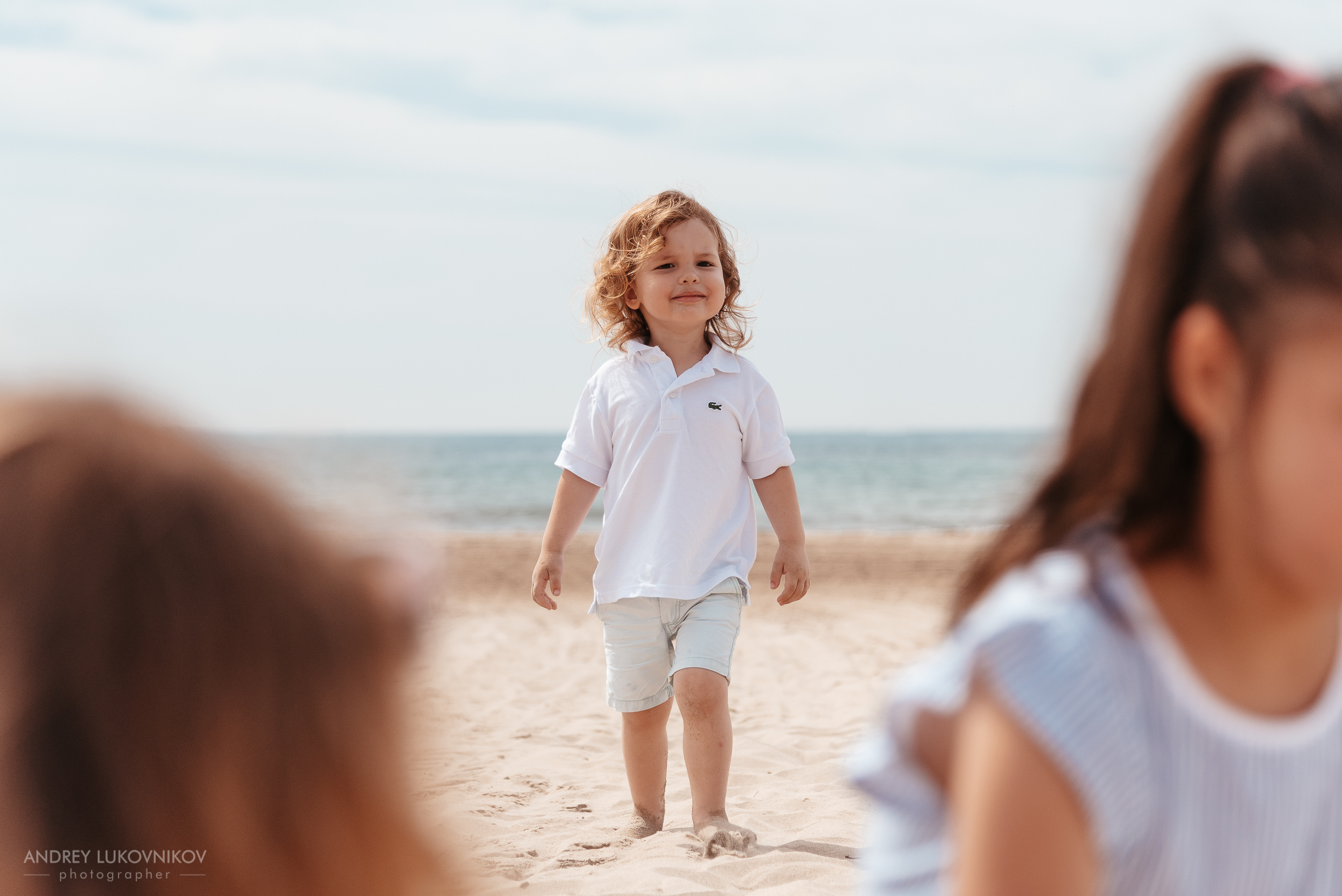 Семейная фотопрогулка на пляже