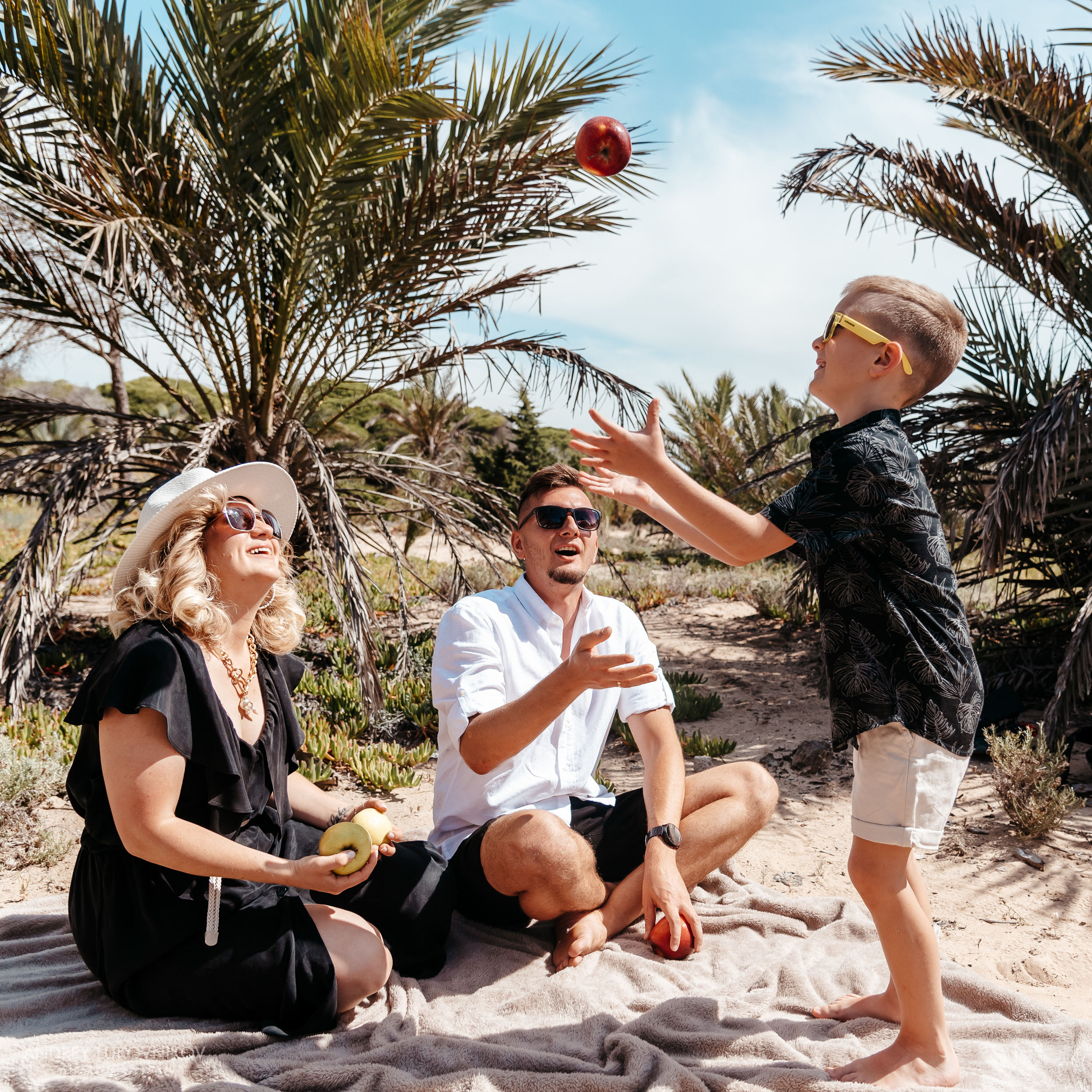 Семейный пикник в Испании