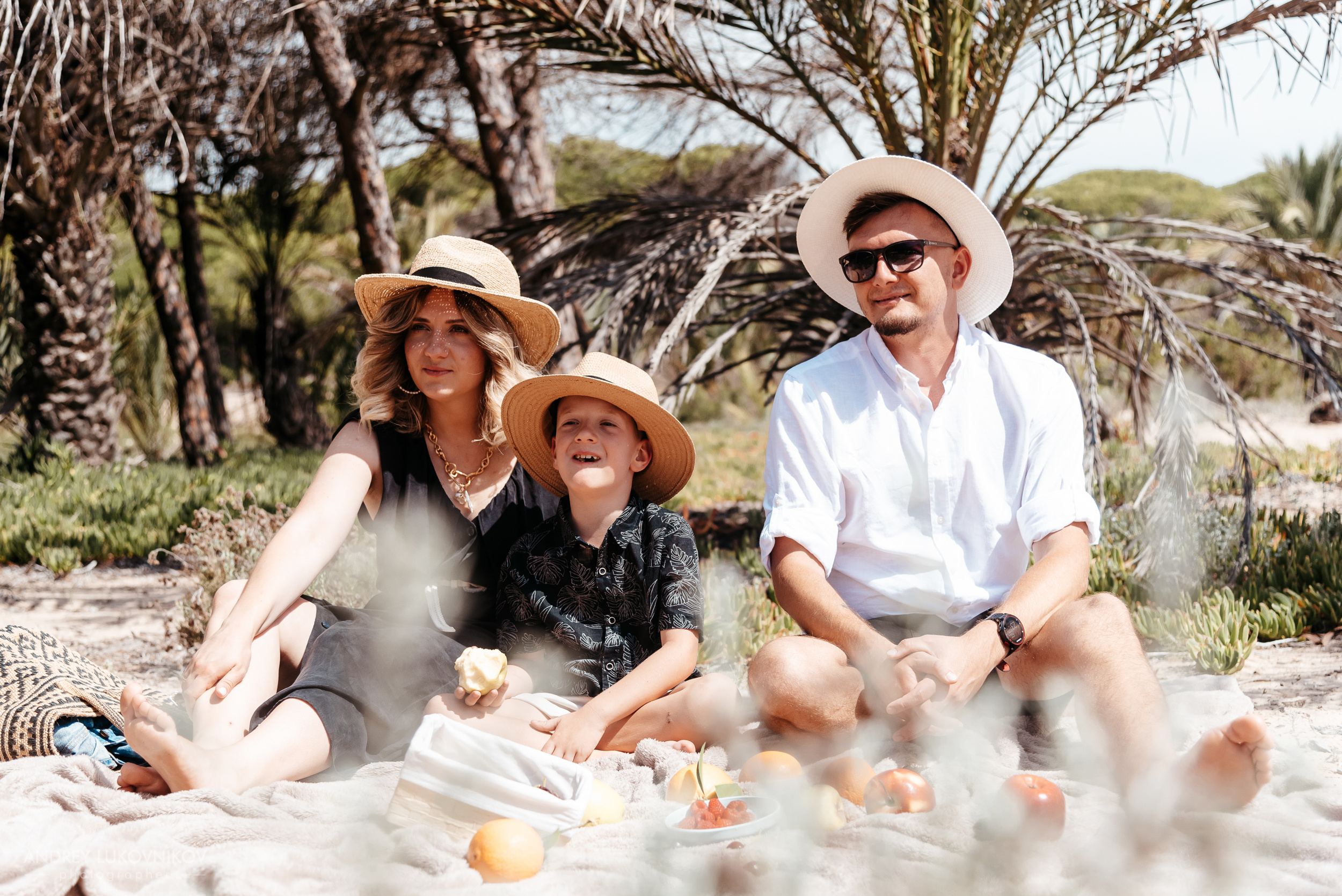 Семейный пикник в Испании