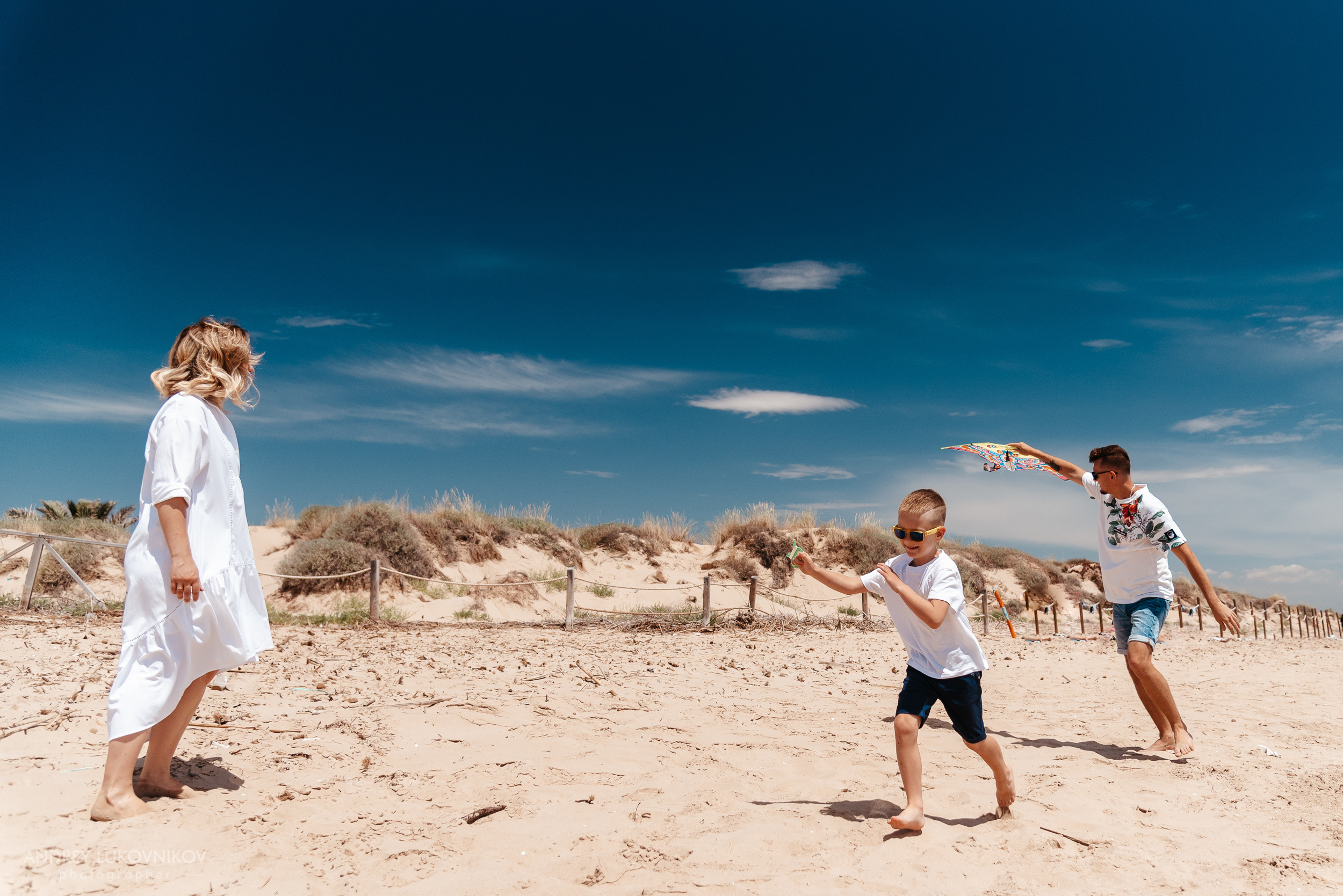 Семейная фотосессия на море