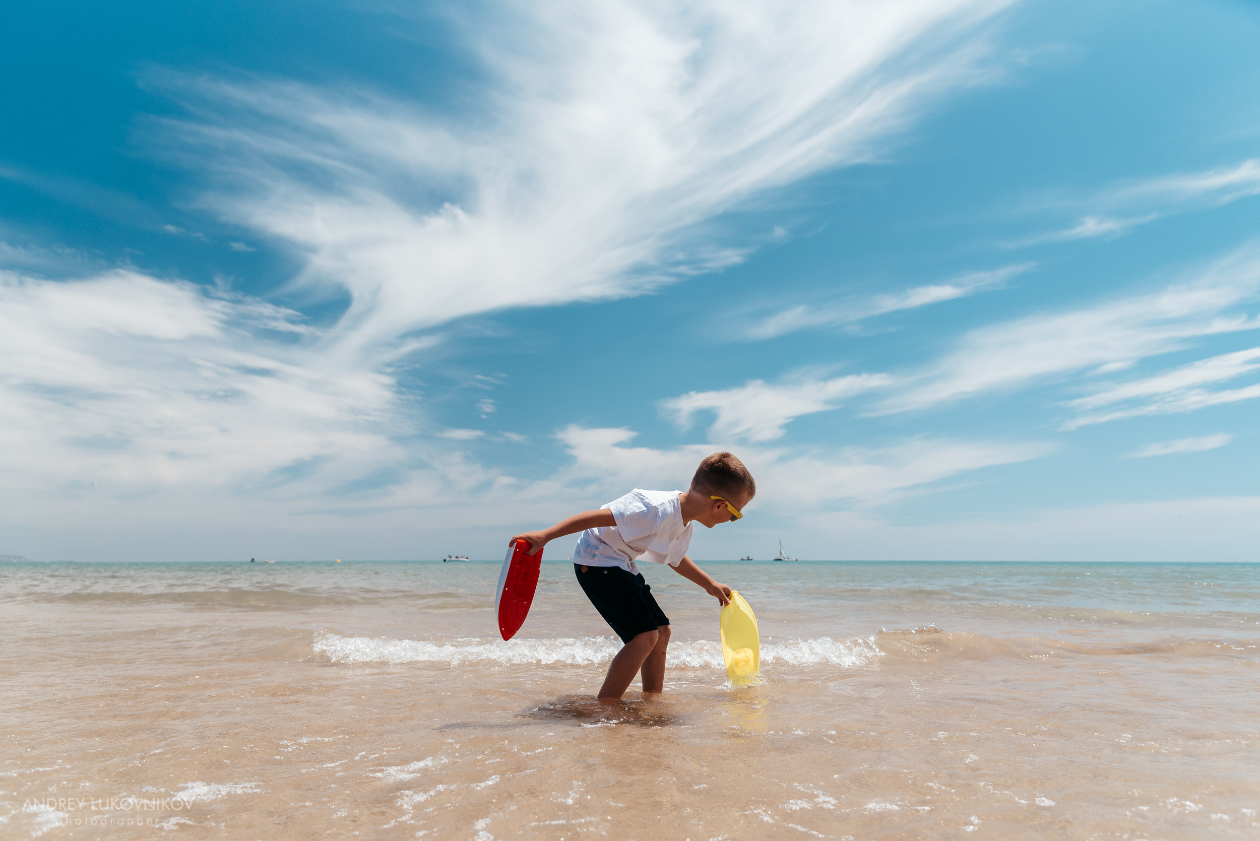 Семейная фотосессия на море