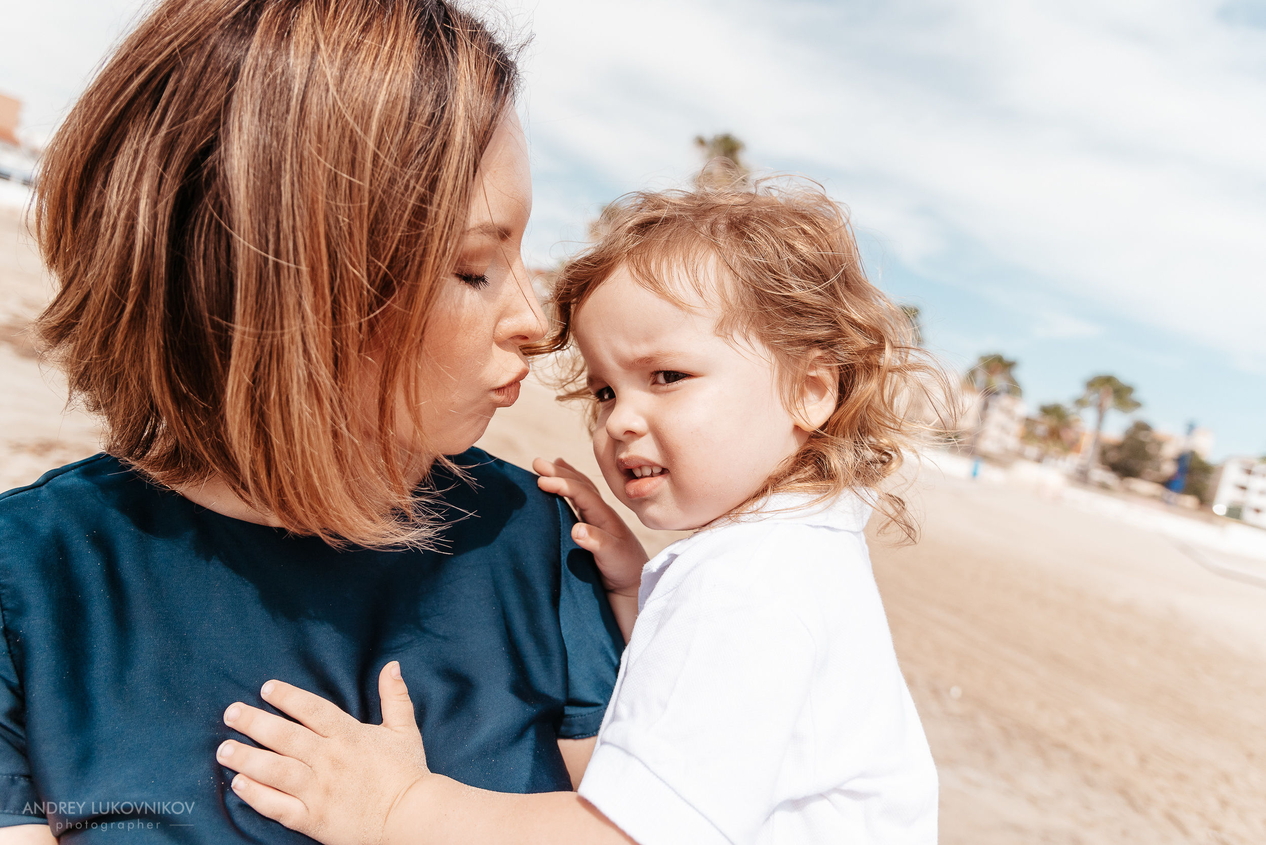 Семейная фотопрогулка на пляже