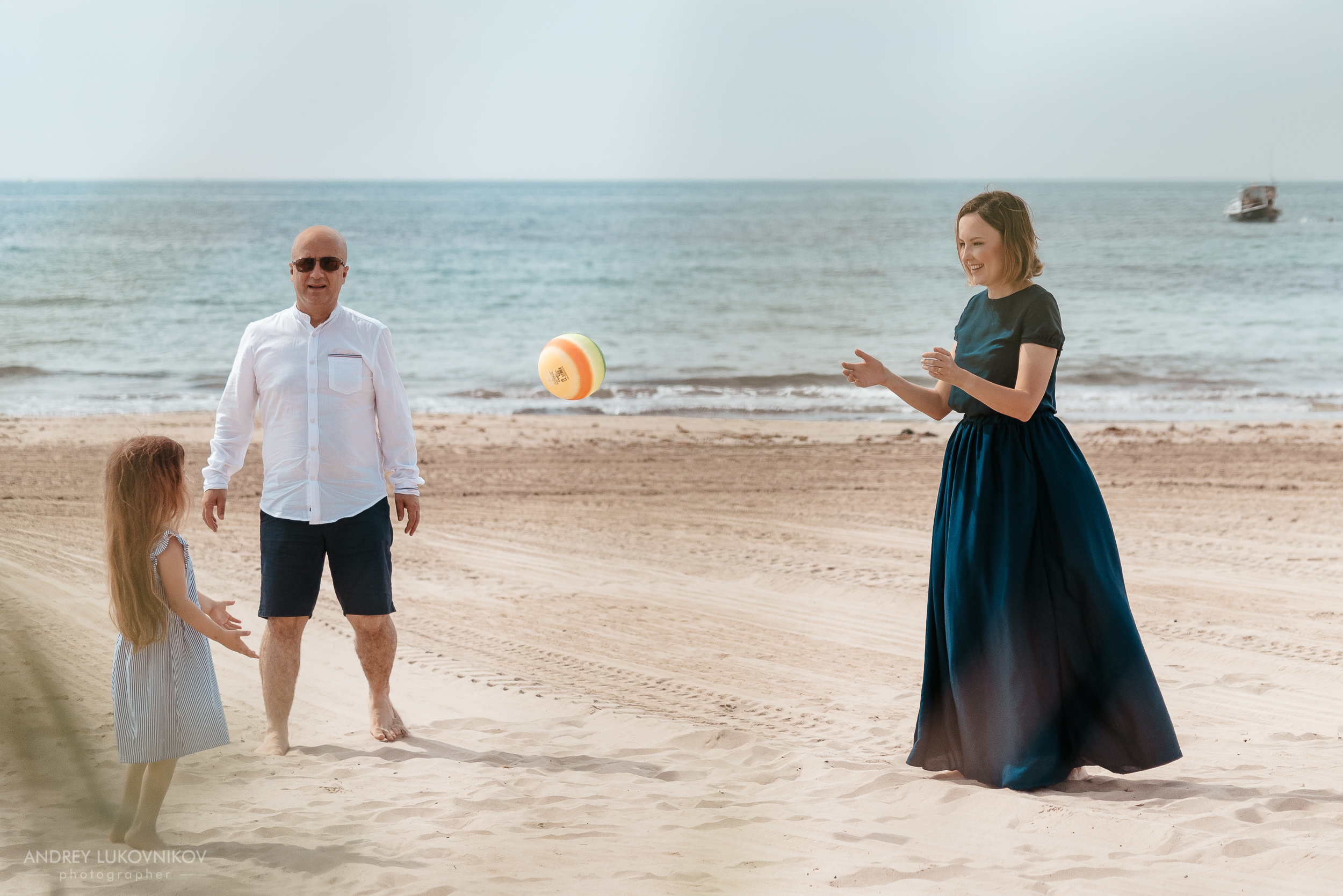 Семейная фотопрогулка на пляже