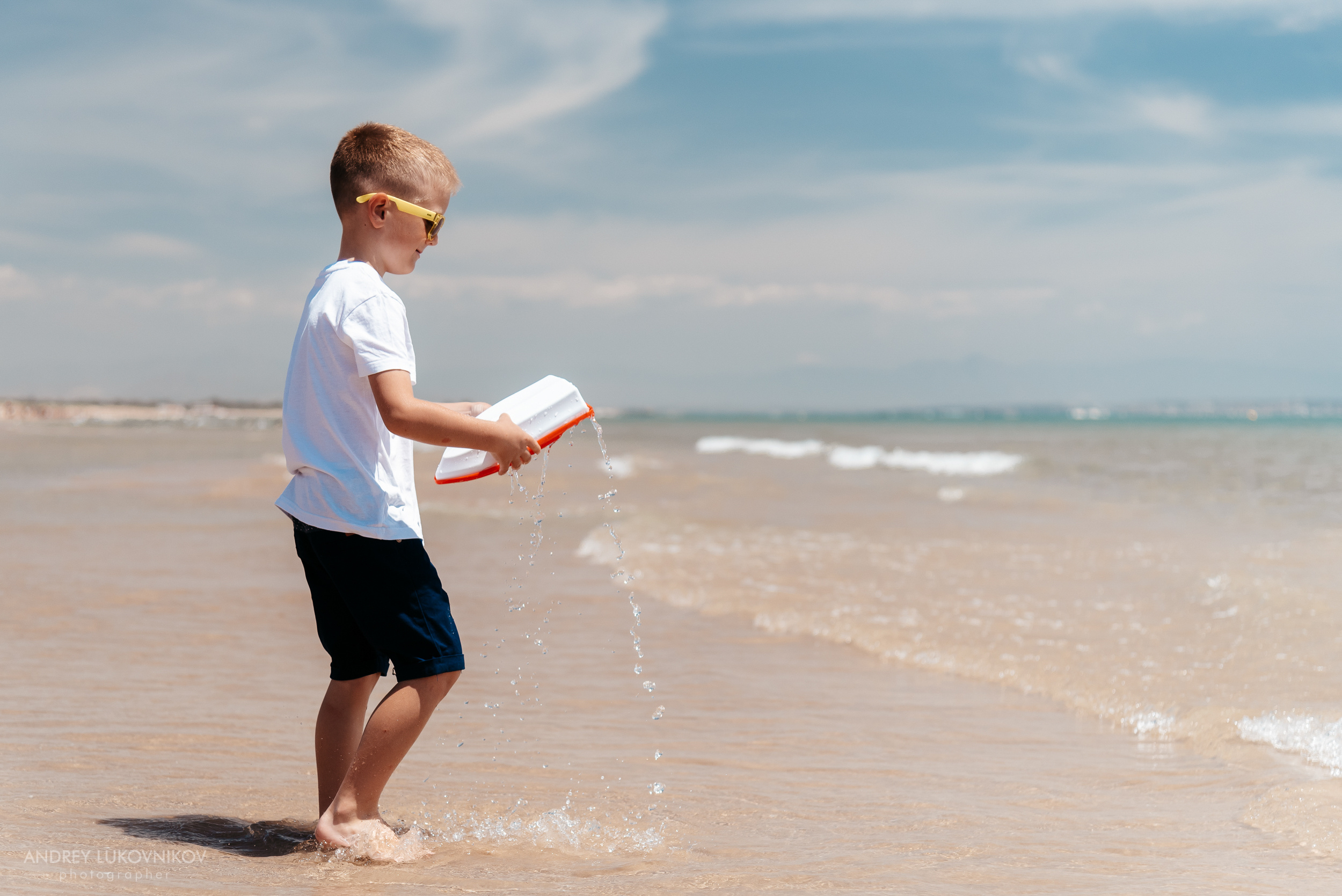 Семейная фотосессия на море