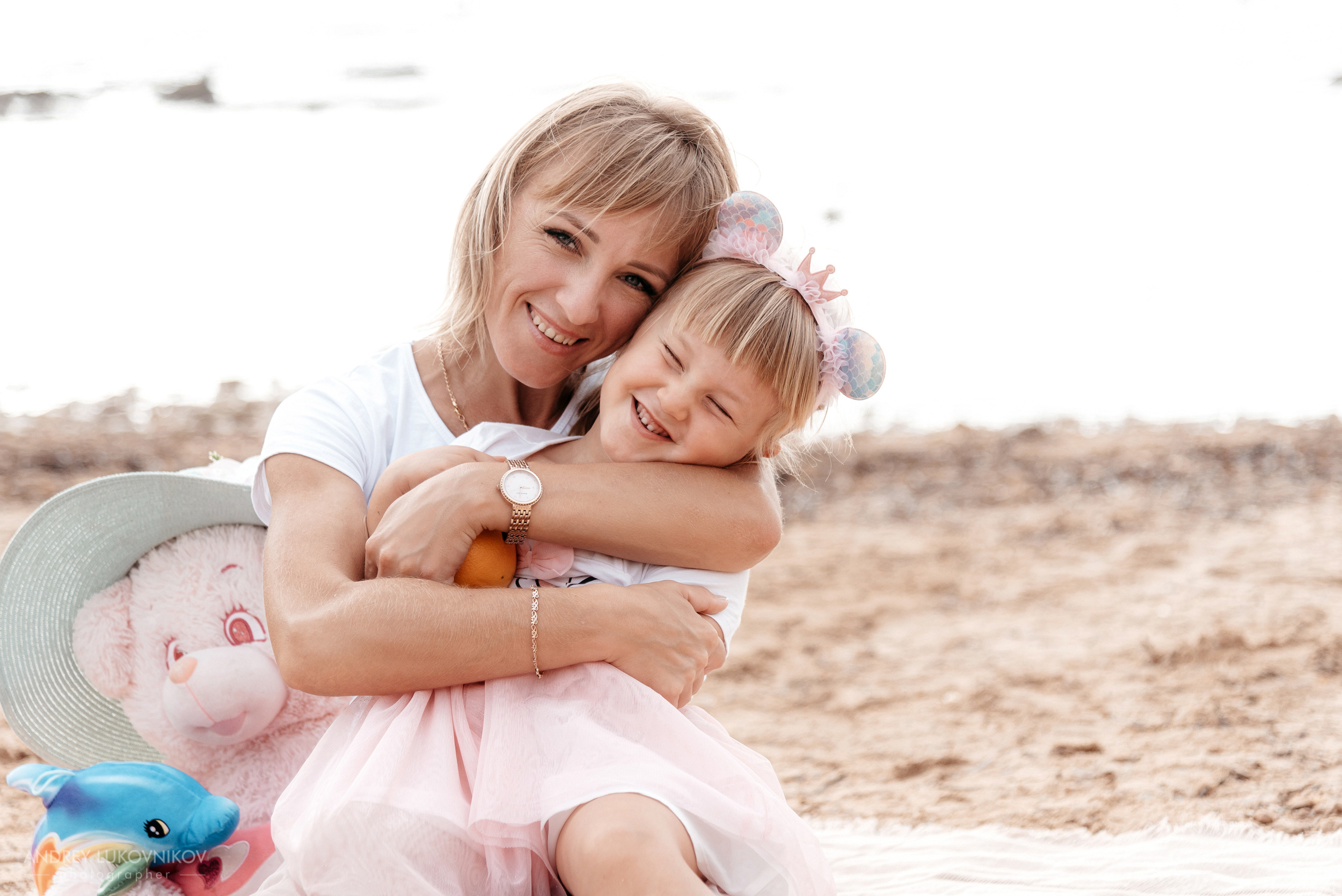 Семейная фотосессия на пляже