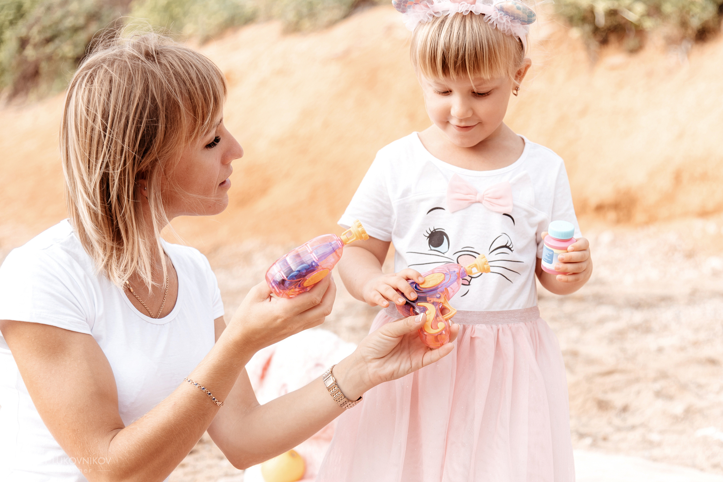 Семейная фотосессия на пляже