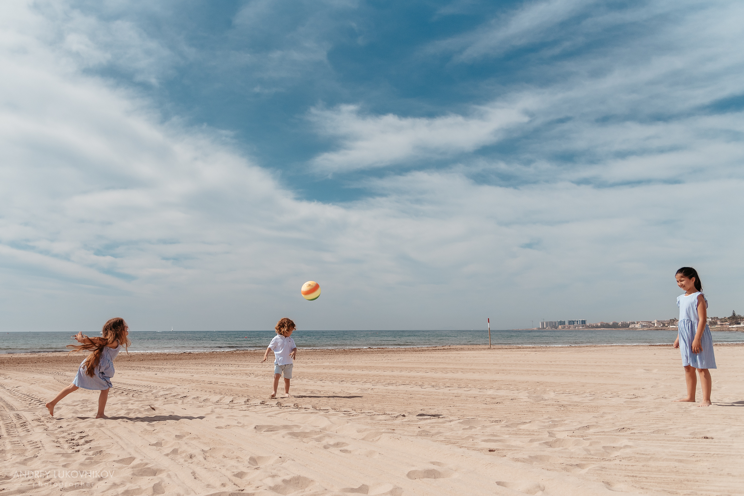 Семейная фотопрогулка на пляже