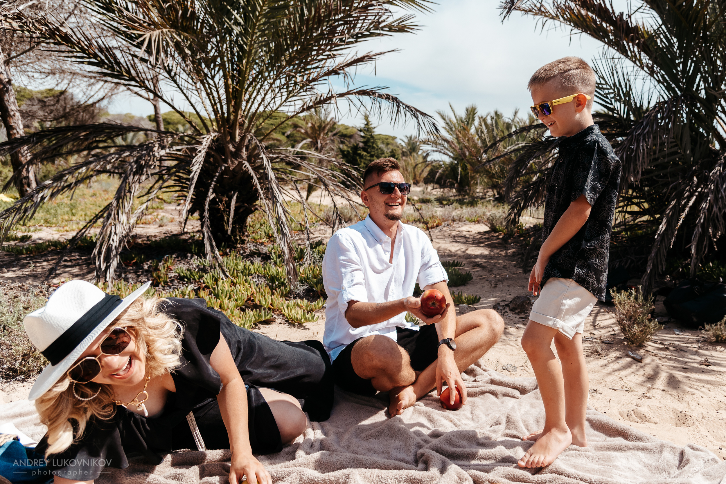 Семейный пикник в Испании