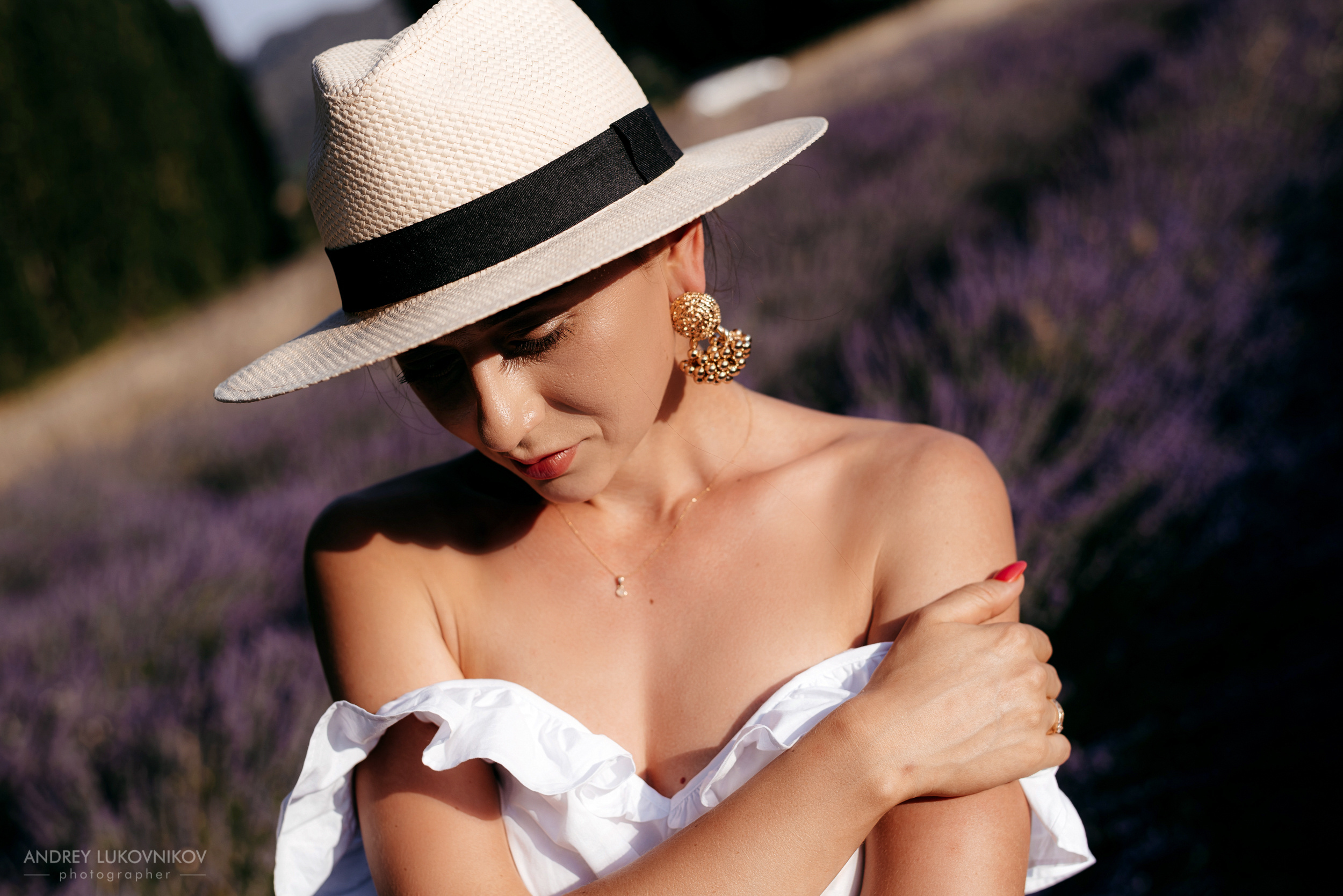 Love story in a Lavender field
