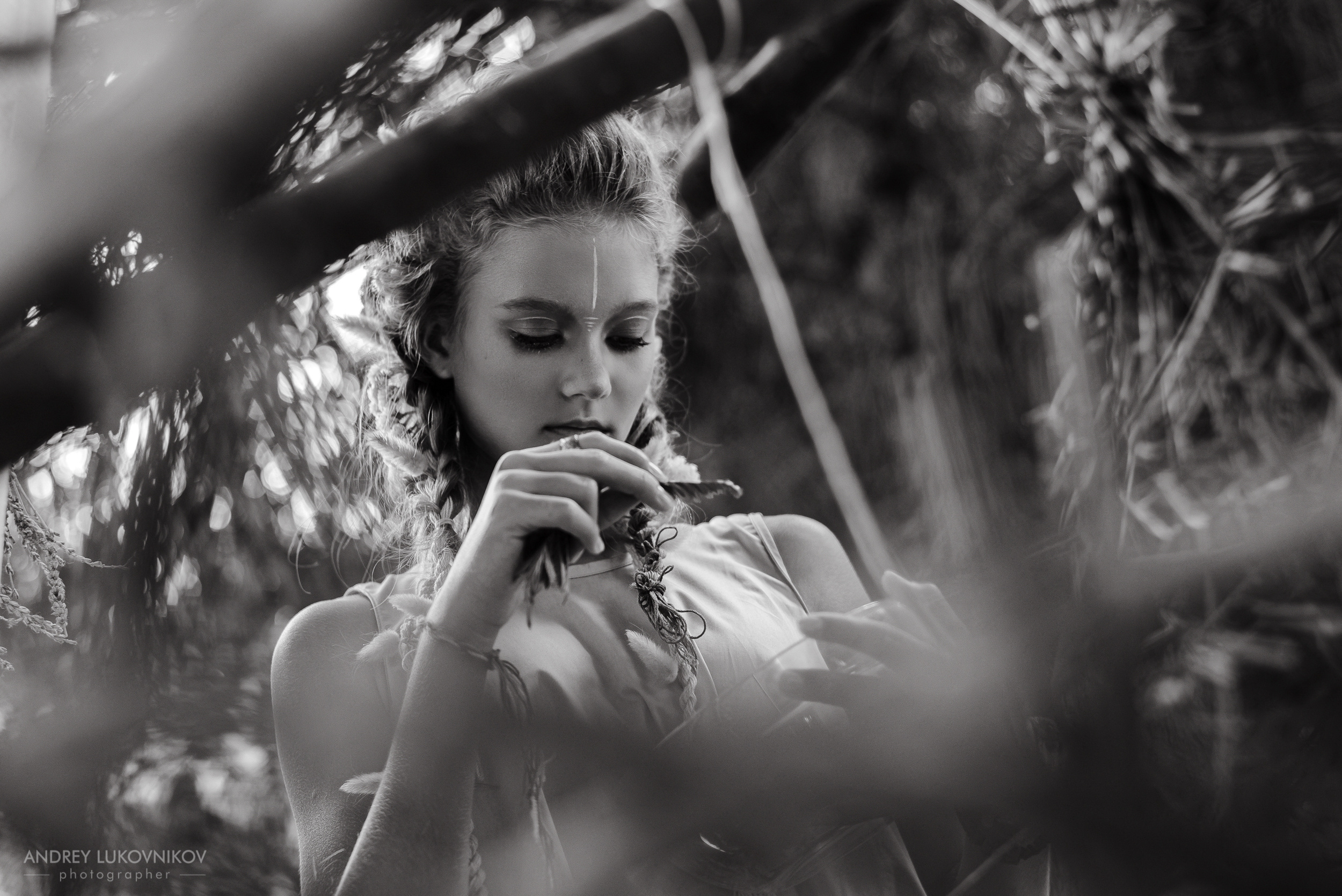 Сказочная фотосессия для молодой девушки в Испании