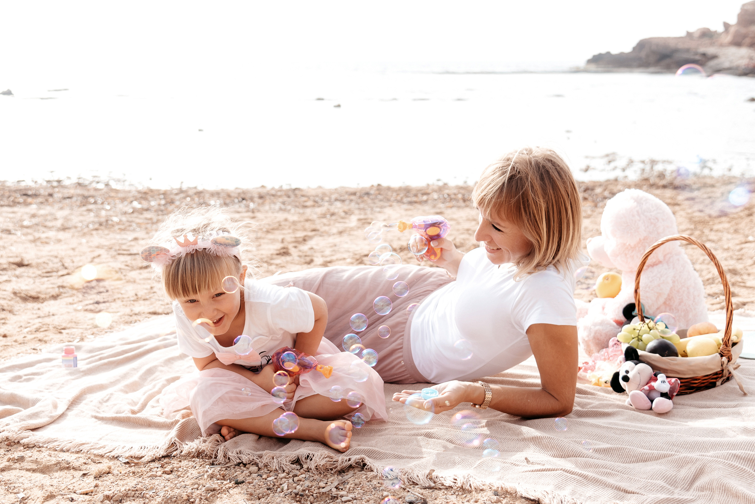 Семейная фотосессия на пляже