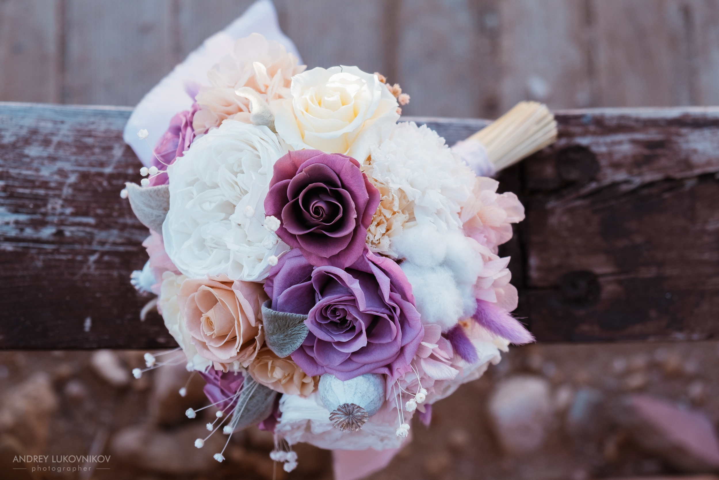 Предметная съемка. Свадебные букеты