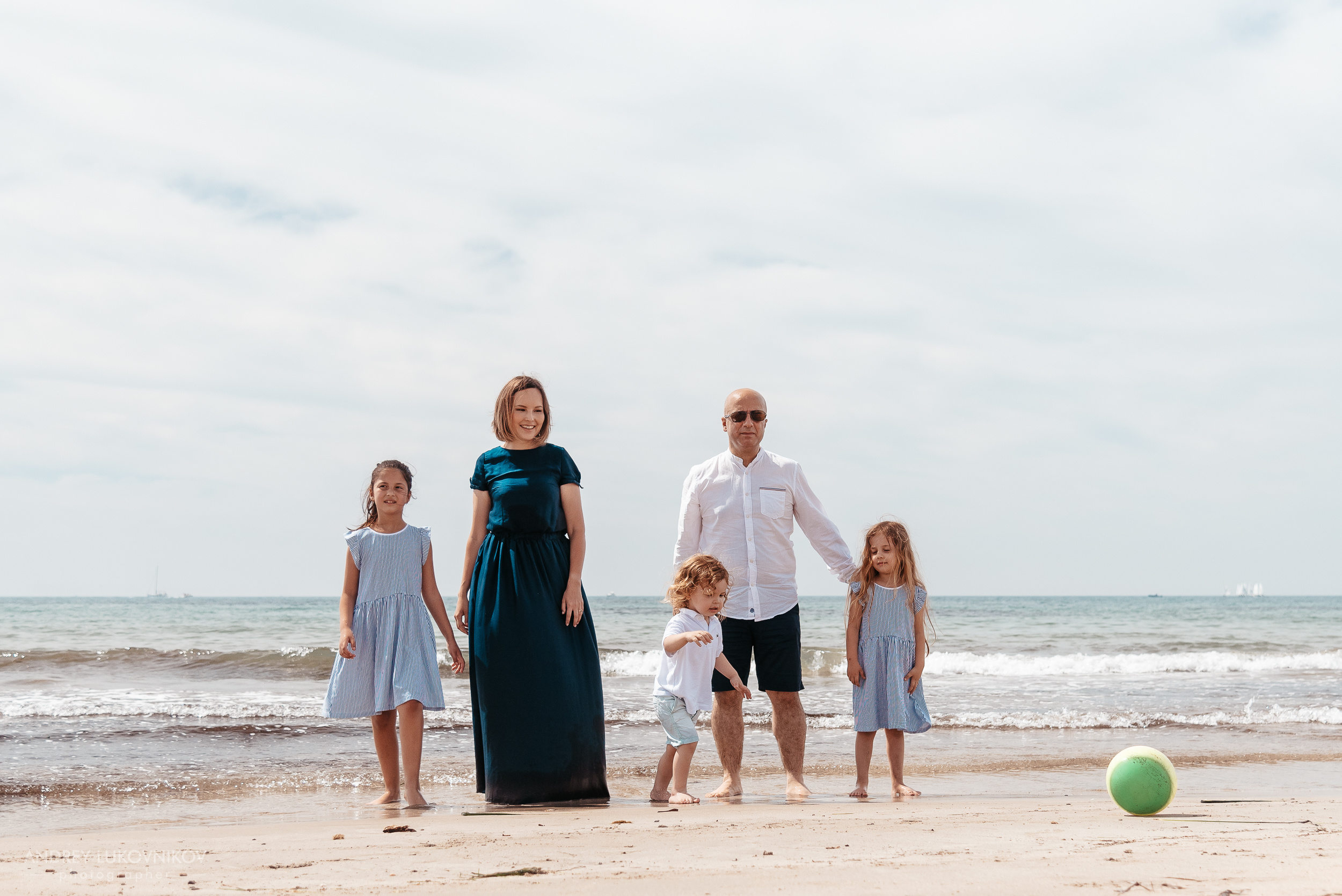 Семейная фотопрогулка на пляже