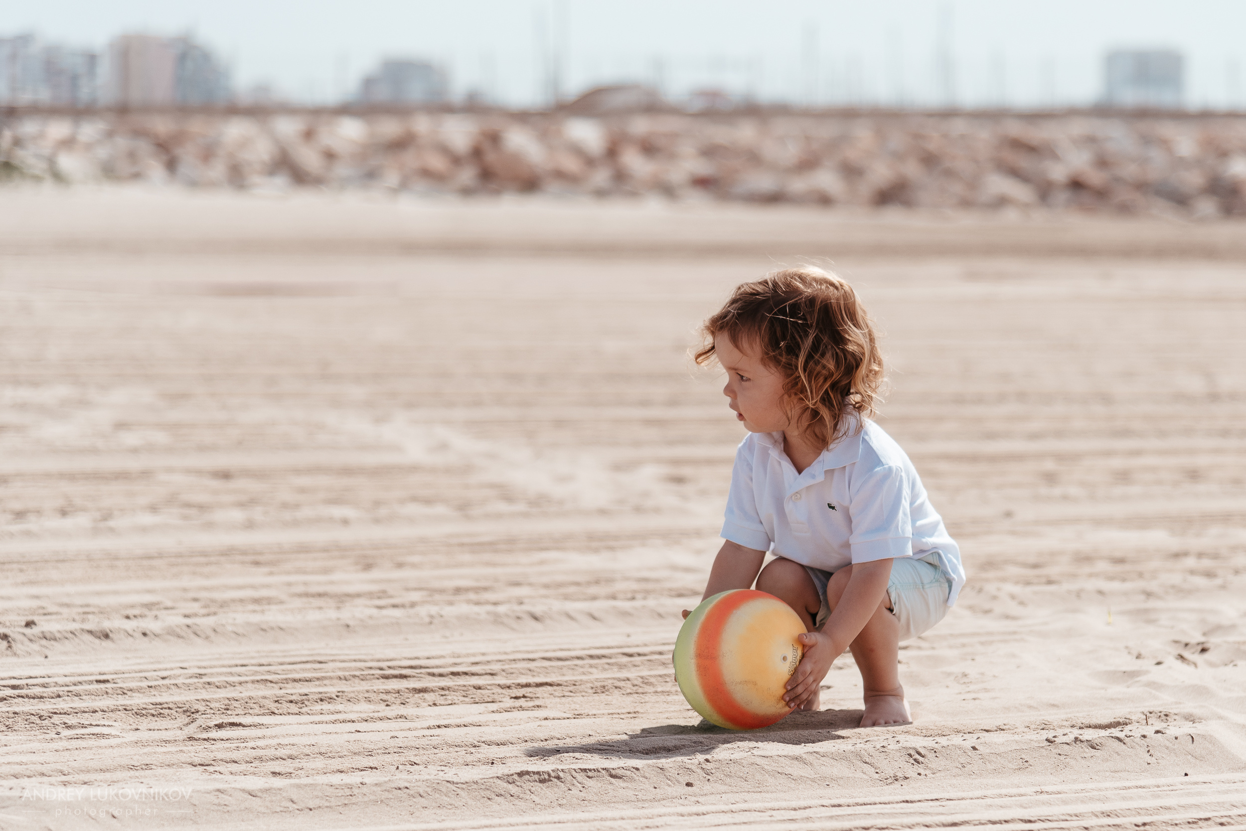 Семейная фотопрогулка на пляже