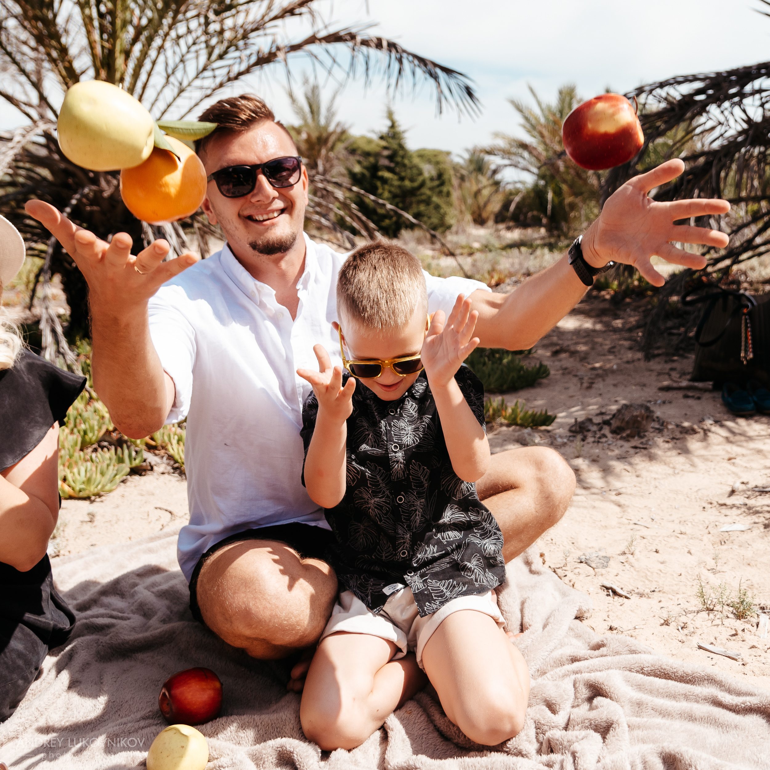 Семейный пикник в Испании