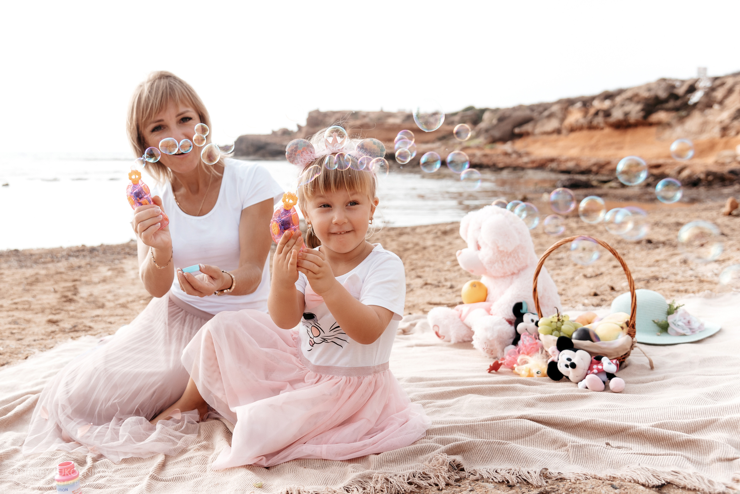 Семейная фотосессия на пляже