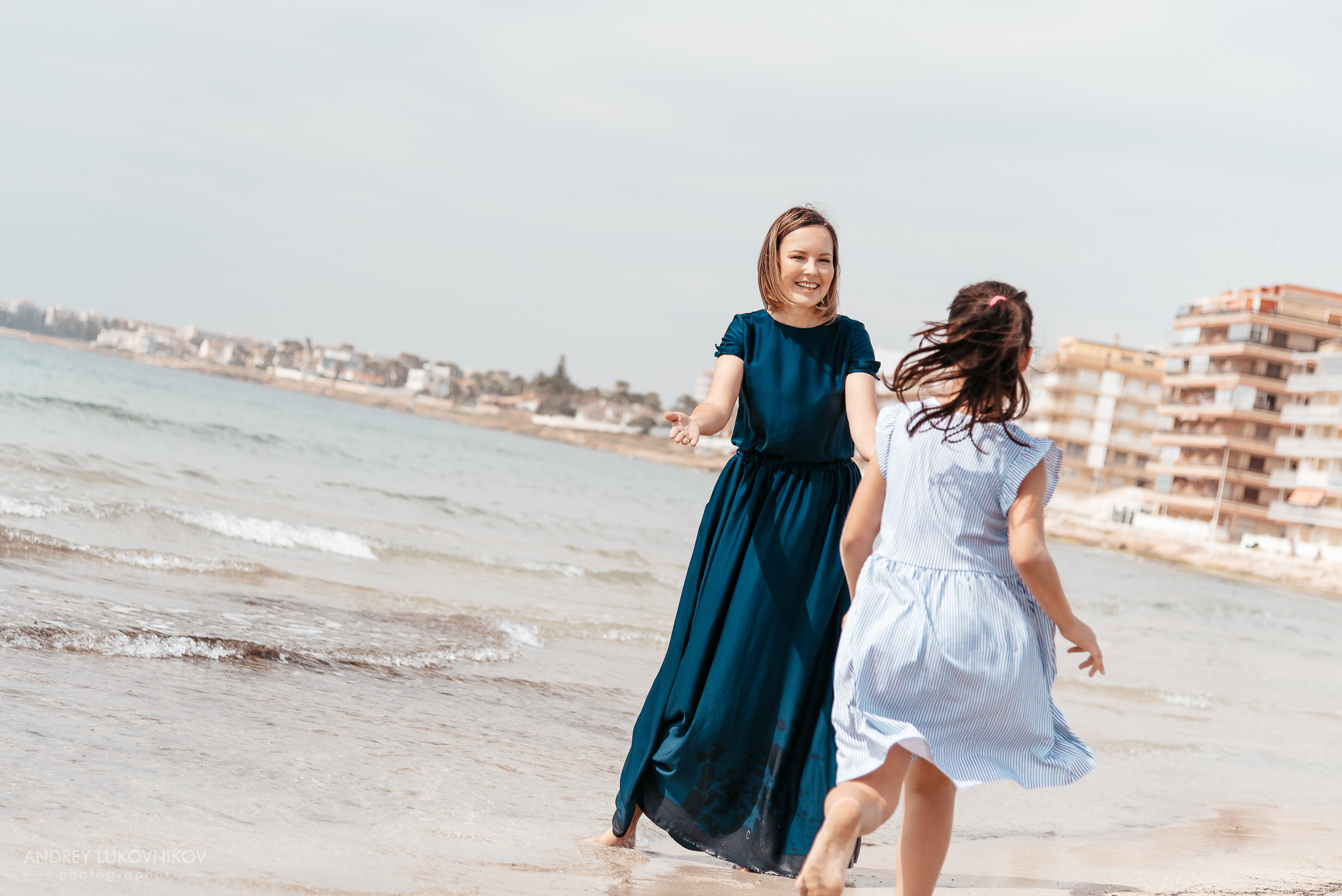 Семейная фотопрогулка на пляже