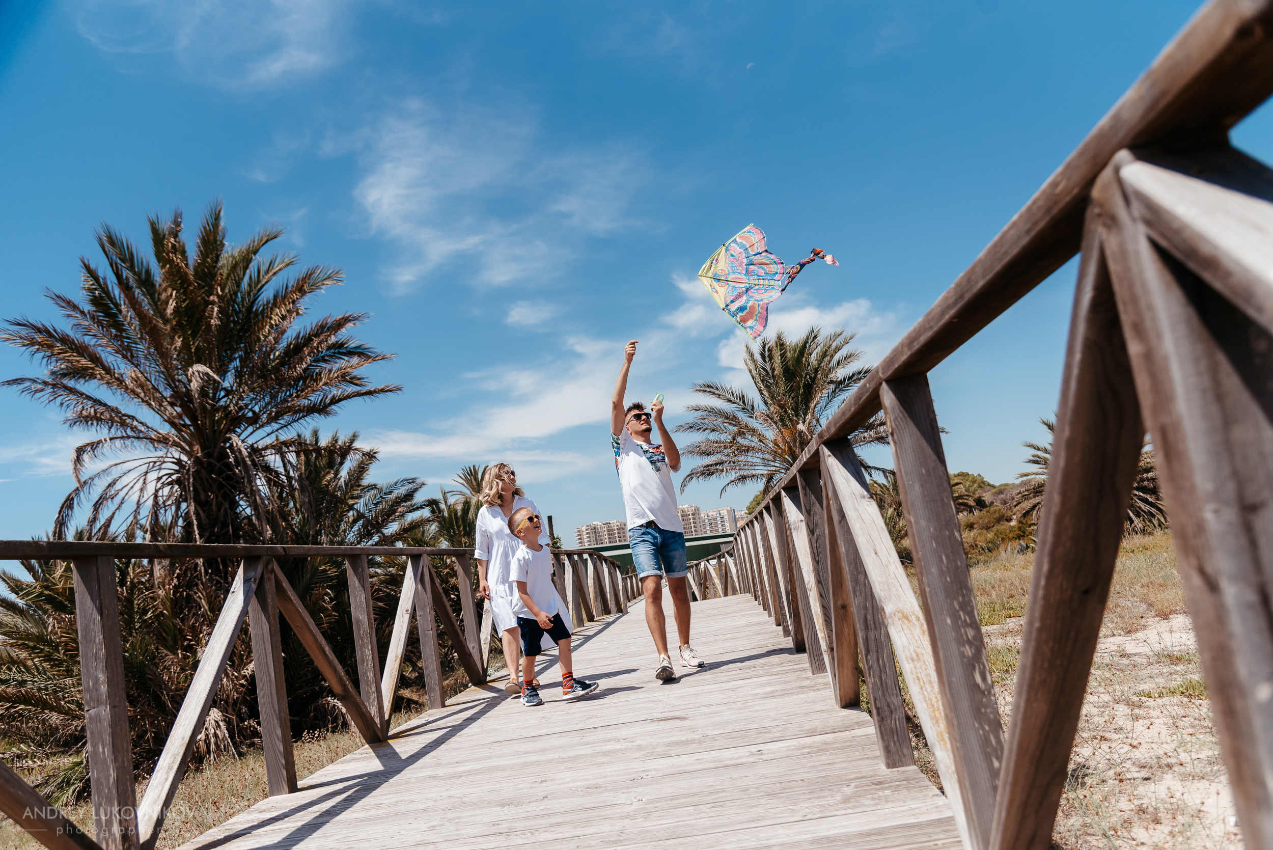 Семейная фотосессия на море