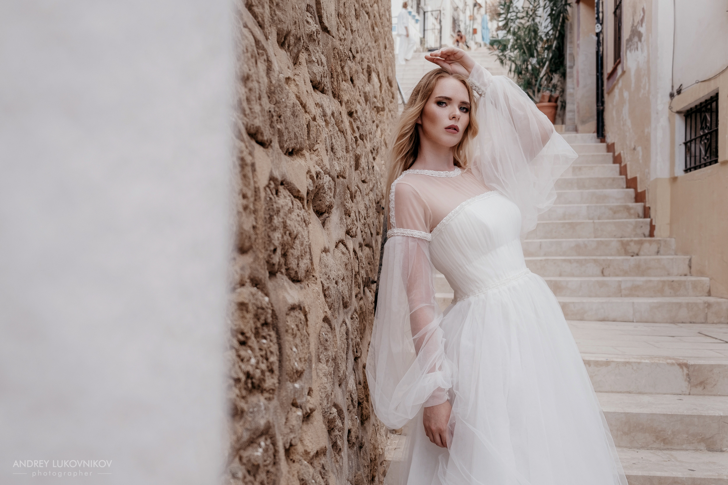 Photographing the collection of wedding and evening dresses