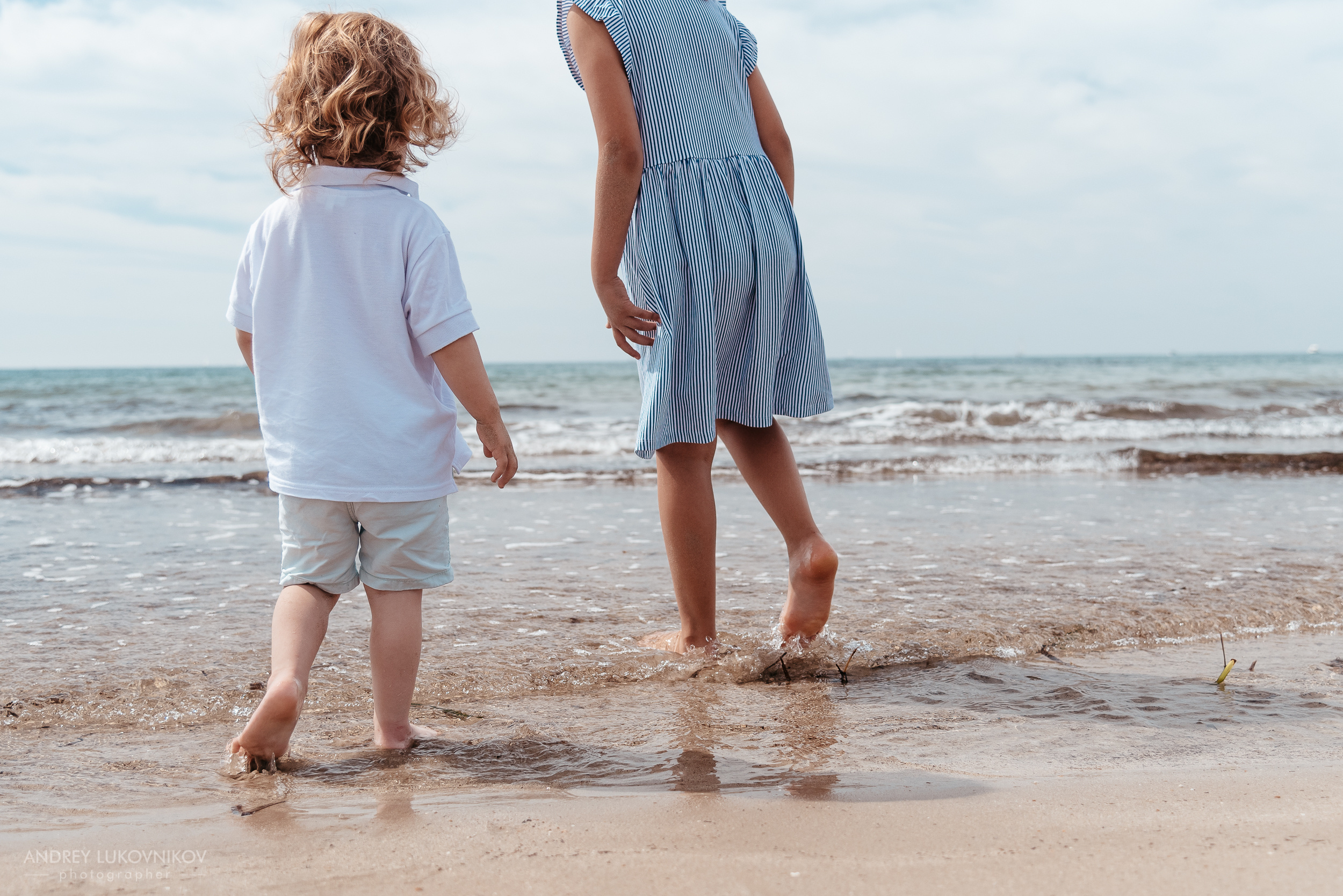 Семейная фотопрогулка на пляже