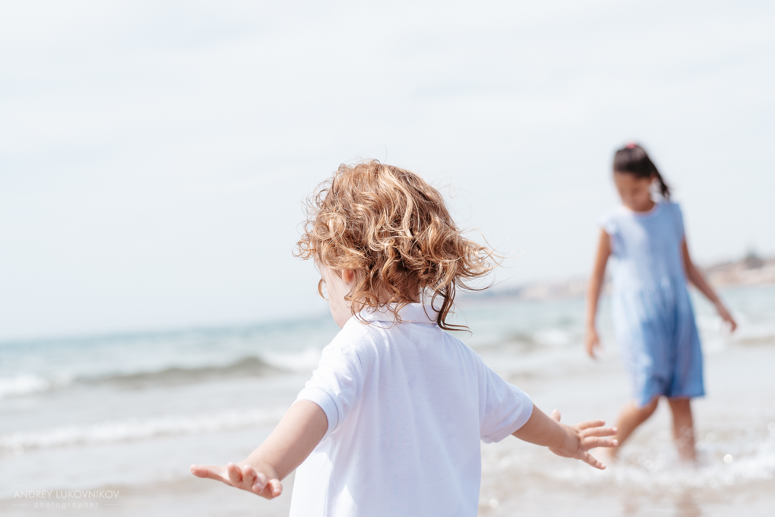 Семейная фотопрогулка на пляже
