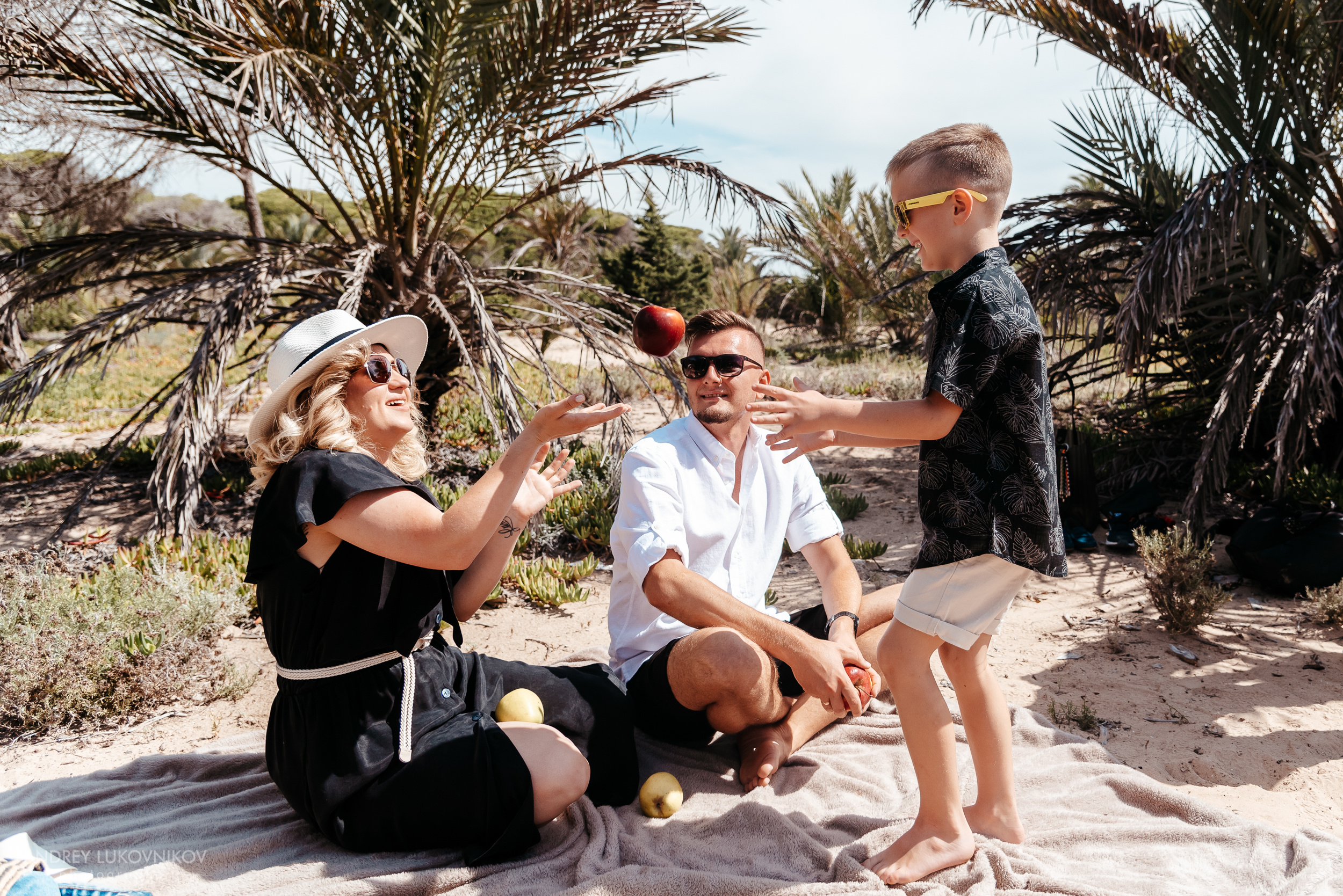 Семейный пикник в Испании