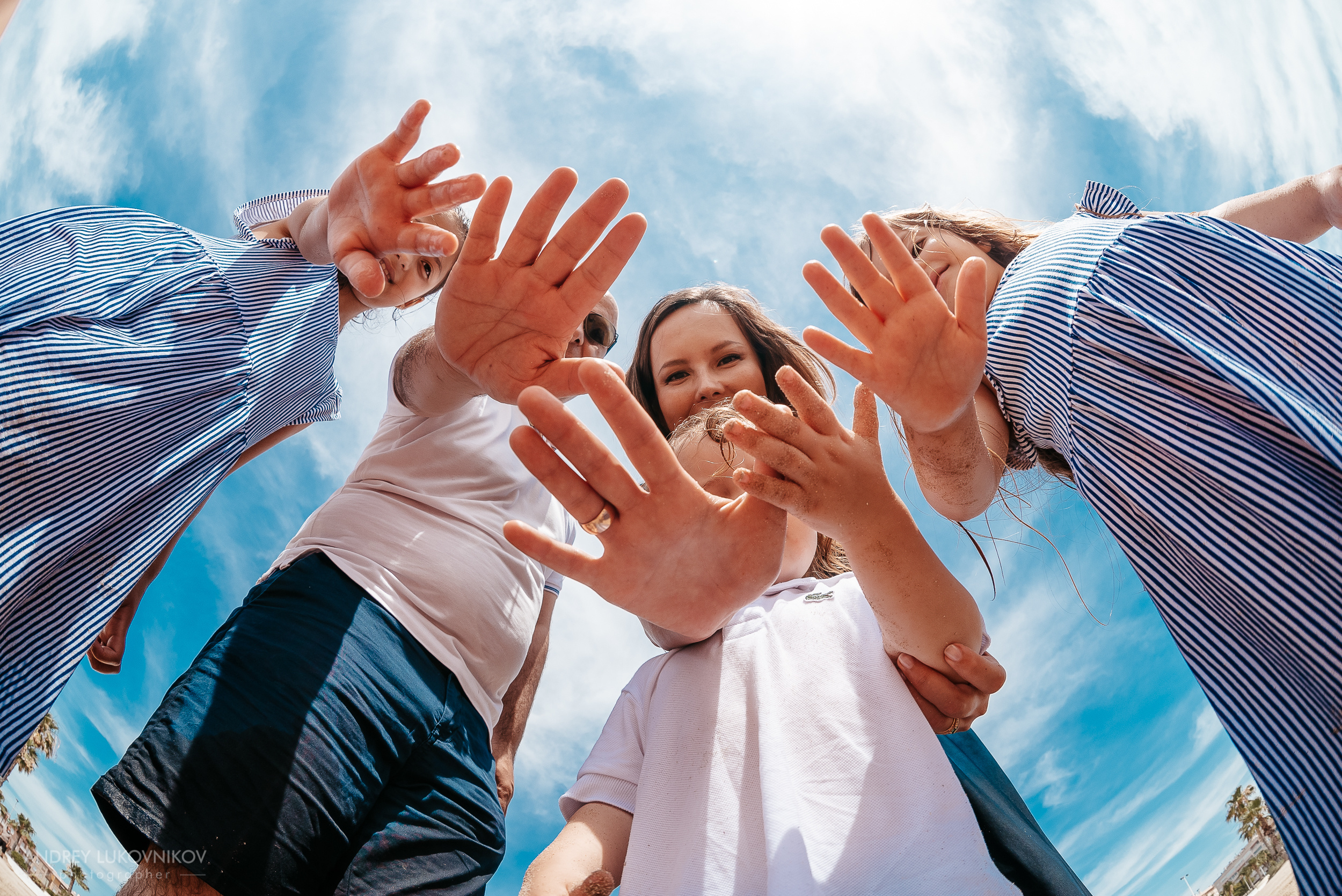 Семейная фотопрогулка на пляже
