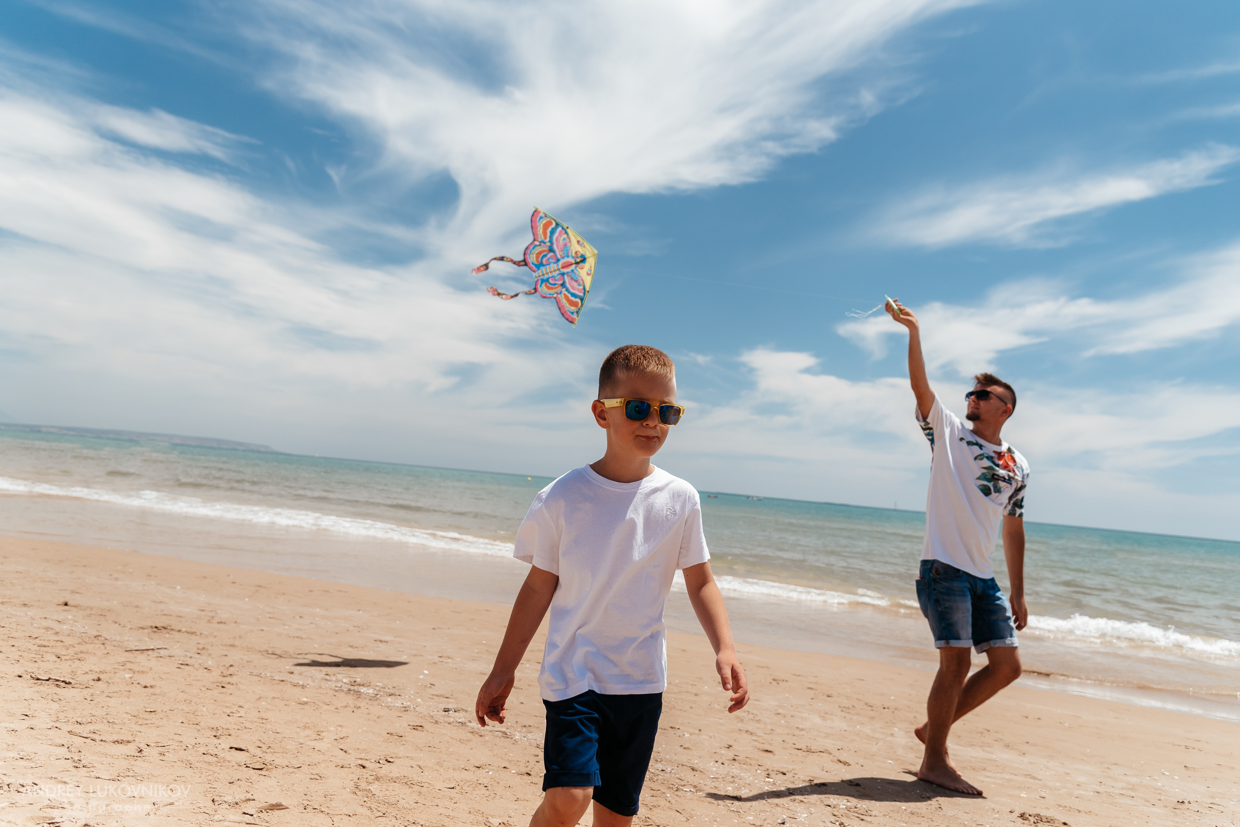 Семейная фотосессия на море