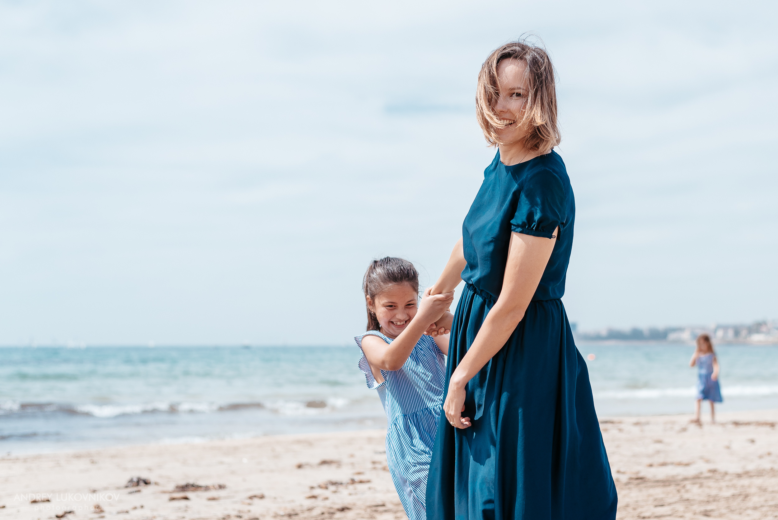 Семейная фотопрогулка на пляже