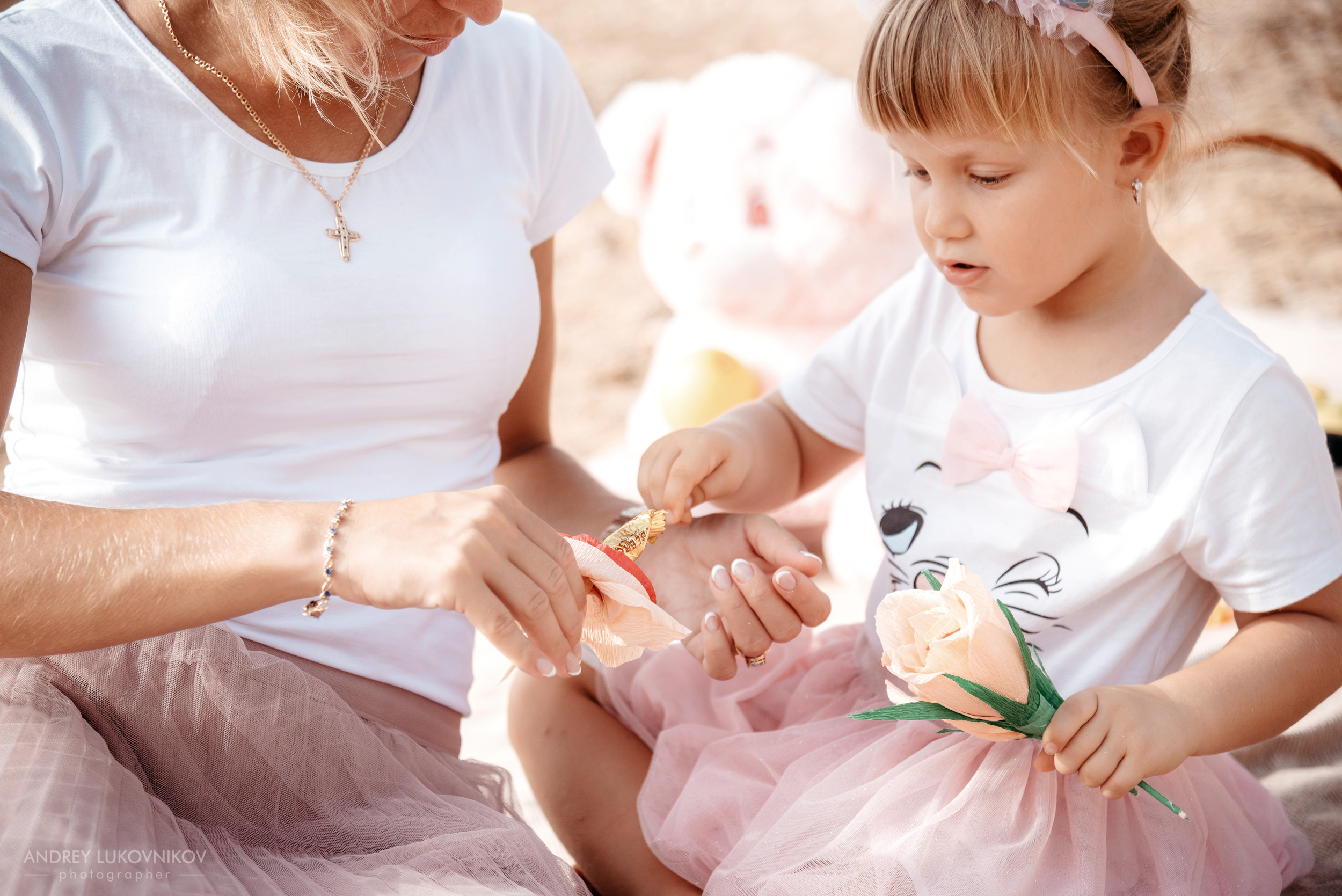 Семейная фотосессия на пляже