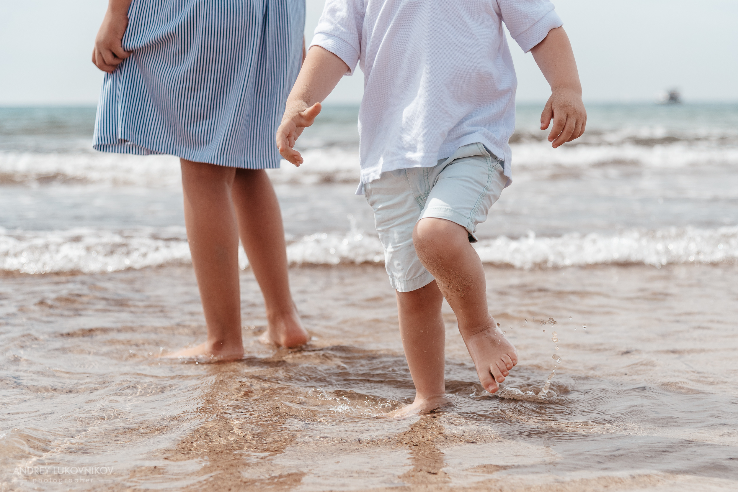 Семейная фотопрогулка на пляже