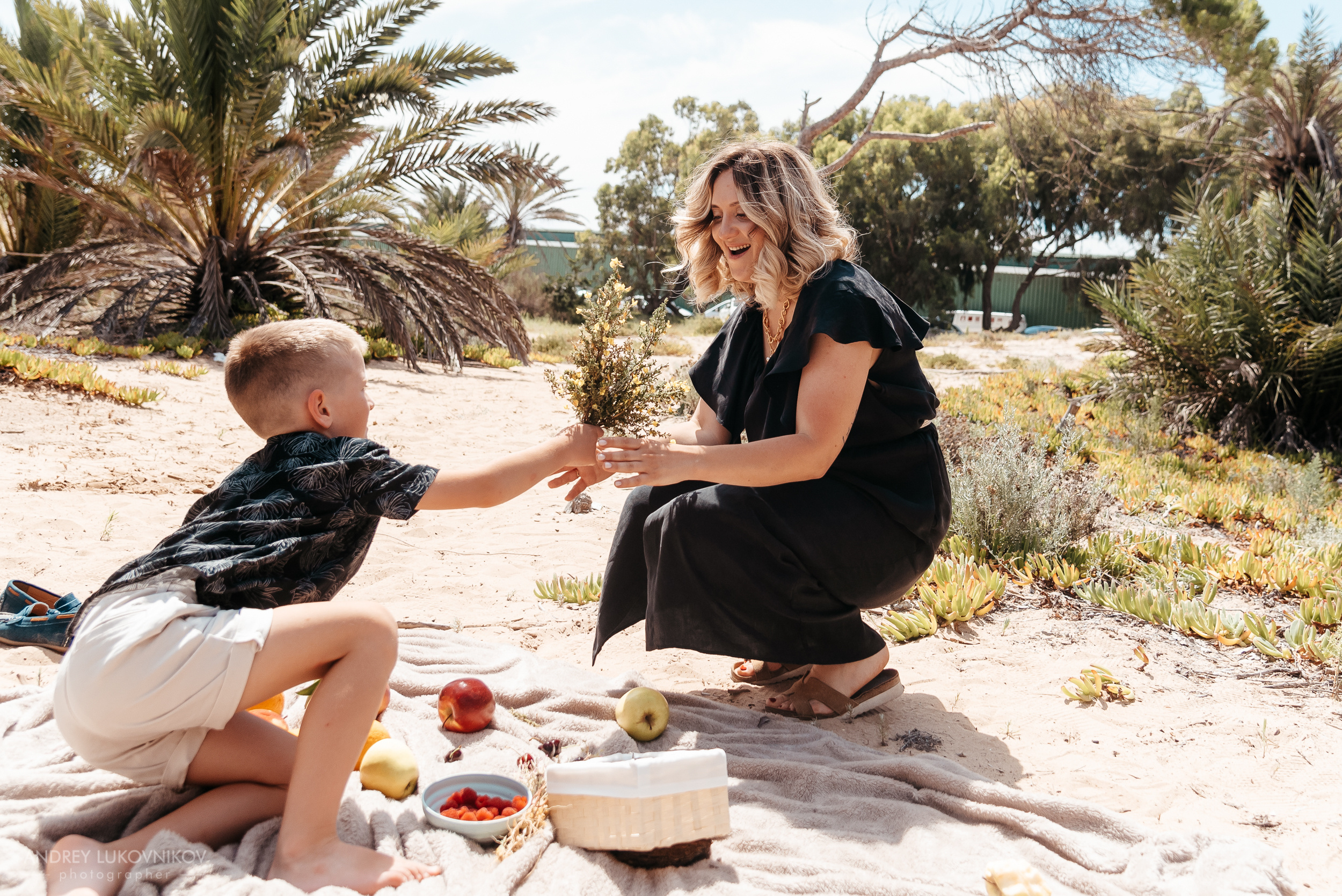 Семейный пикник в Испании